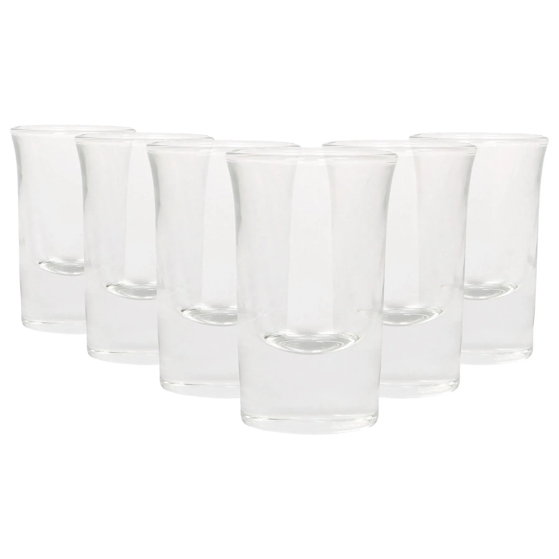Tall Shot Glasses - 25ml - Clear - Pack of 6