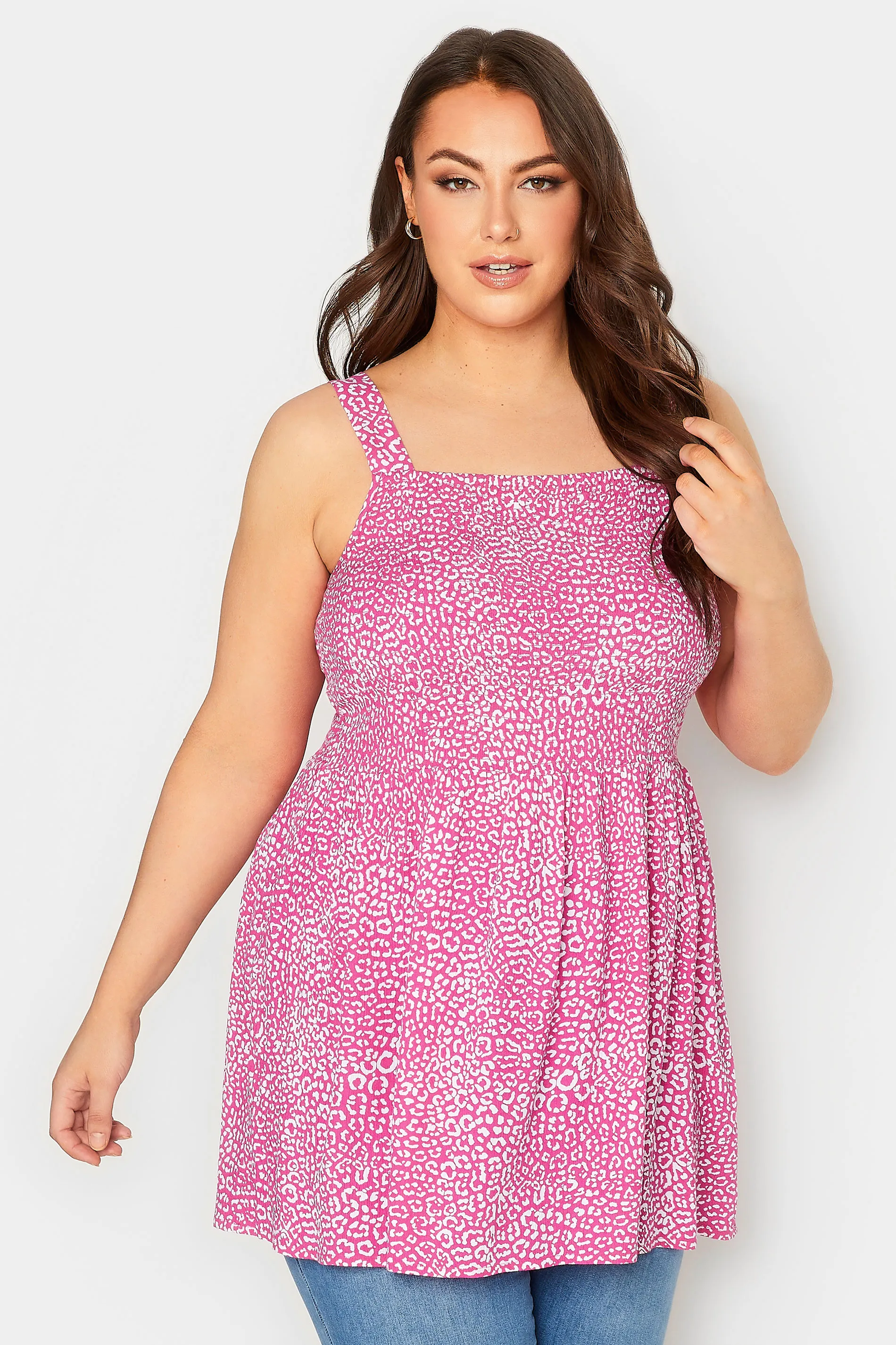 Crinkle Vest Top