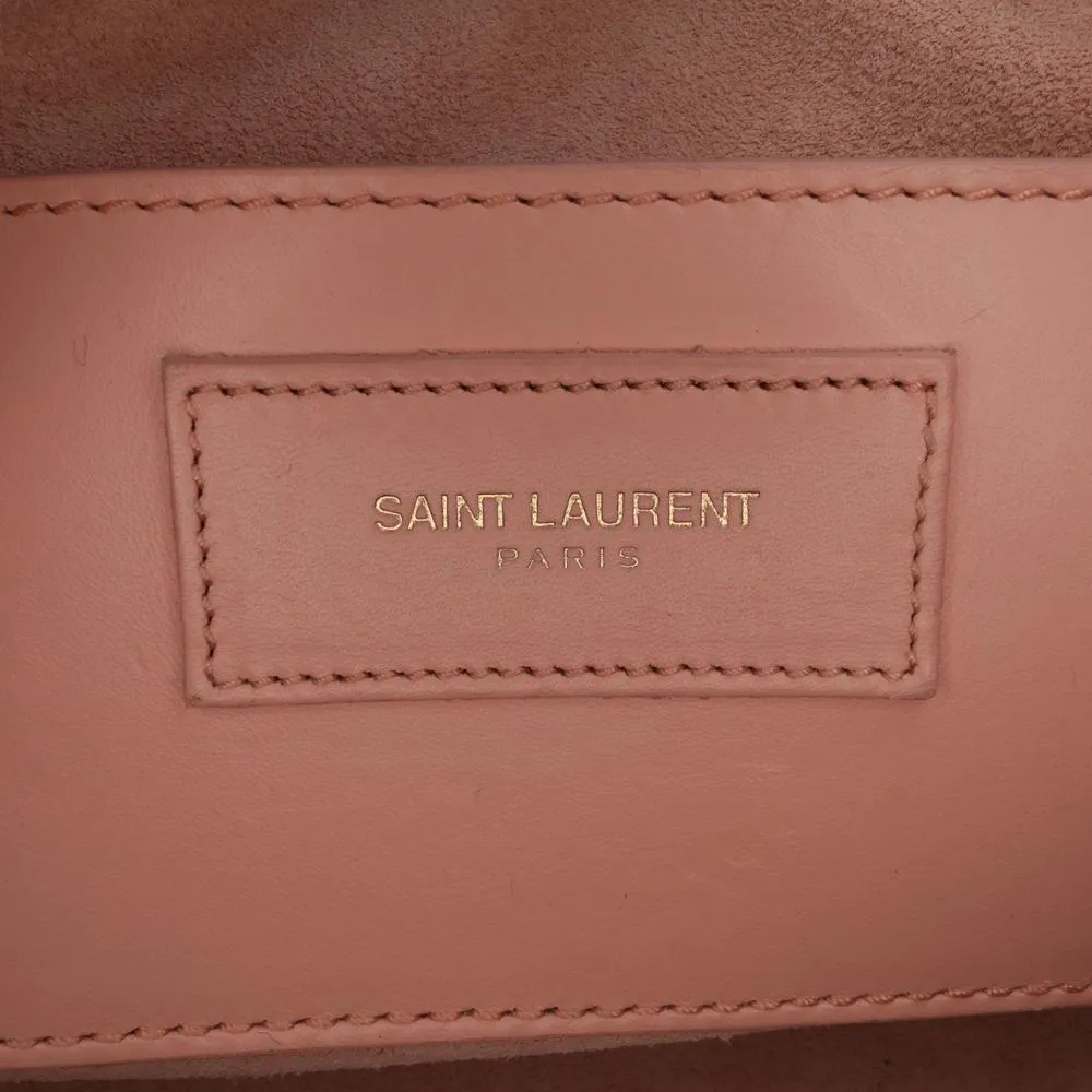 Preloved Classic Duffle Leather Satchel- Pink 6 Preloved Classic Duffle Leather Satchel- Pink