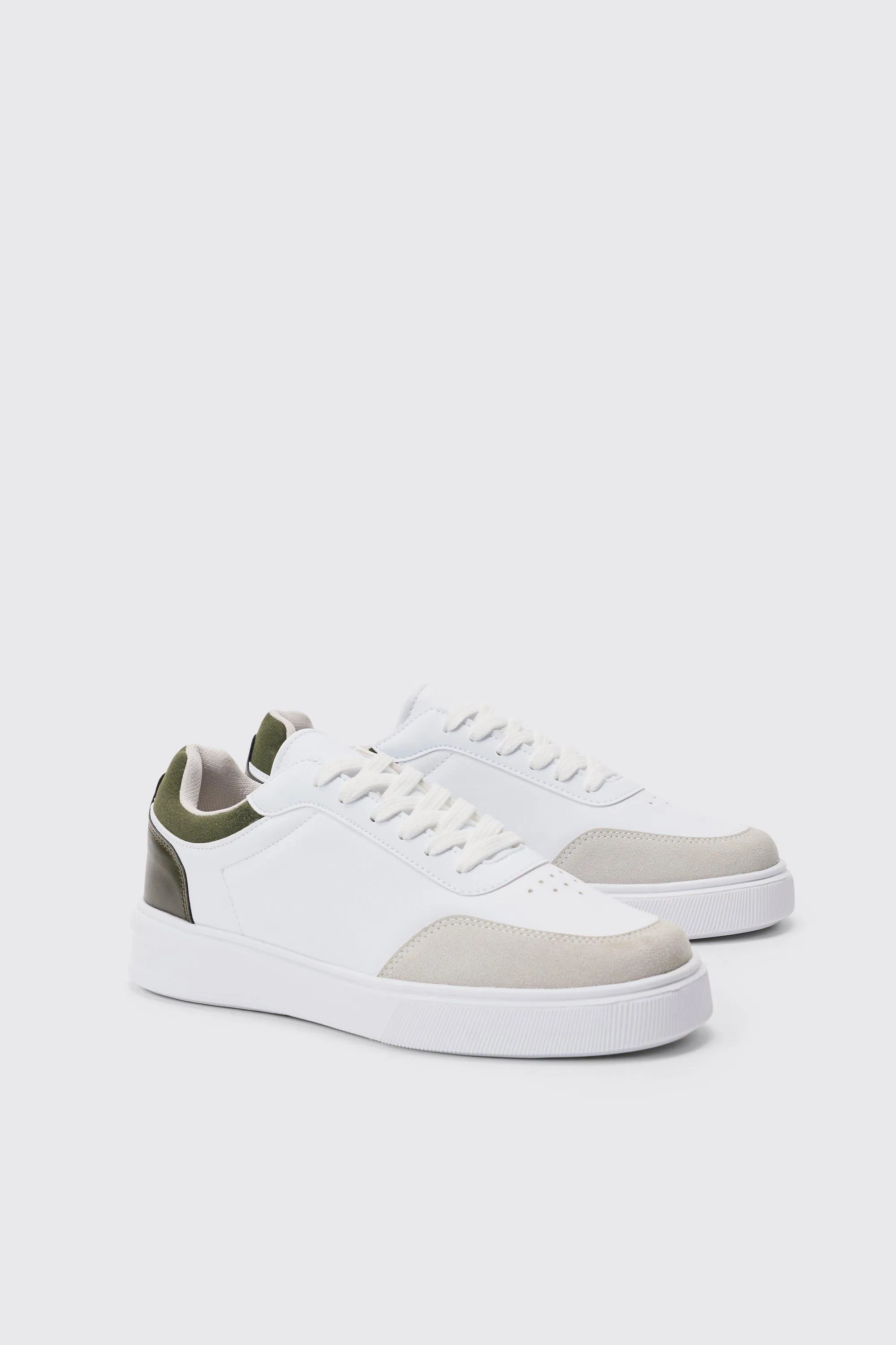 Chunky Sole Trainer In White