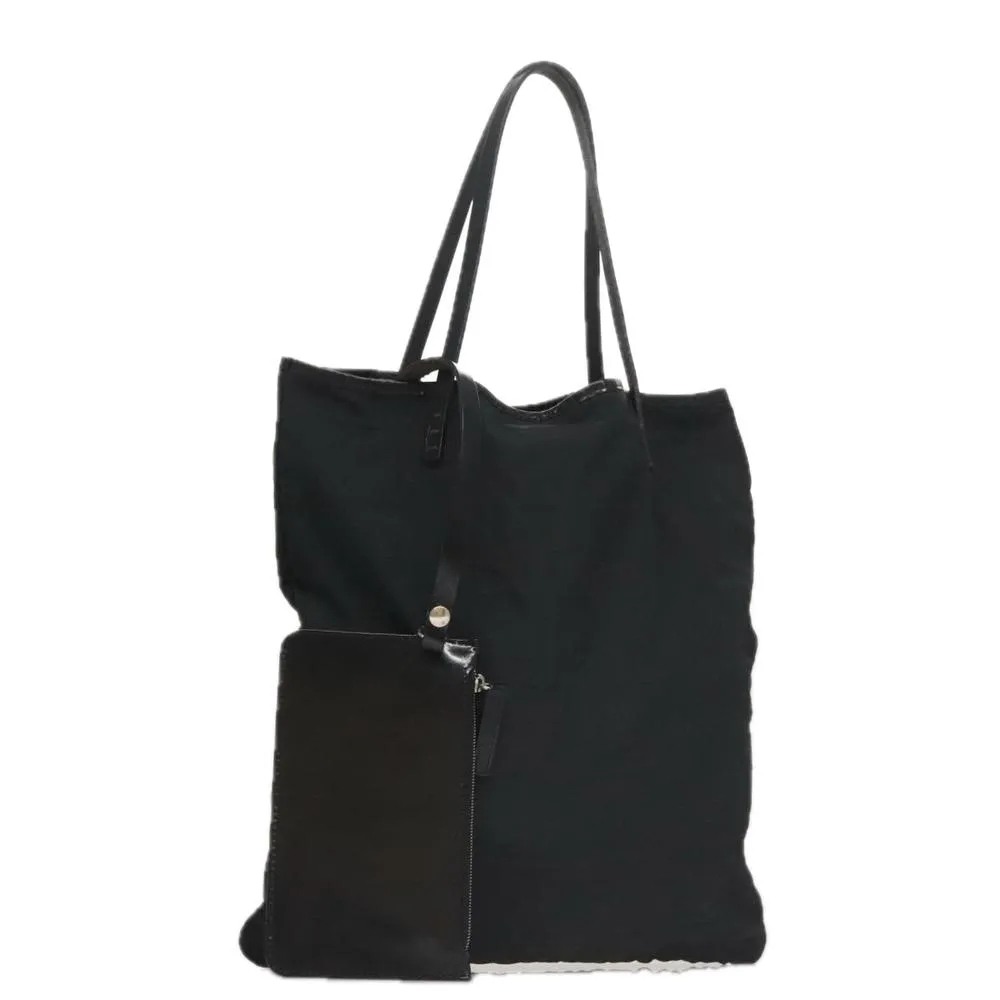 Preloved Tote Bag with Detachable Pouch- Black
