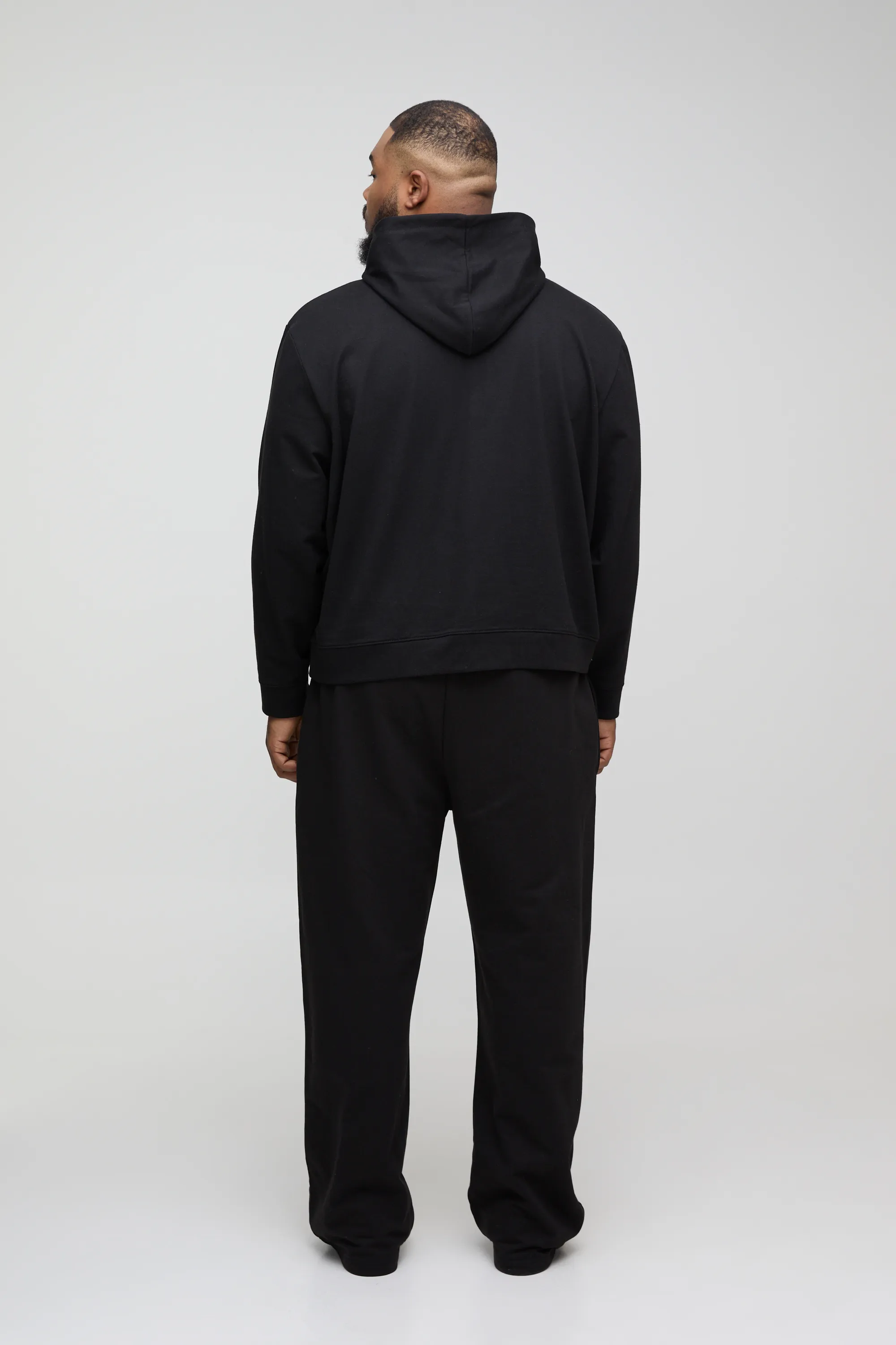 Plus 260GSM Loopback Boxy Oversized Fit Basic Hoodie 2 Plus 260GSM Loopback Boxy Oversized Fit Basic Hoodie