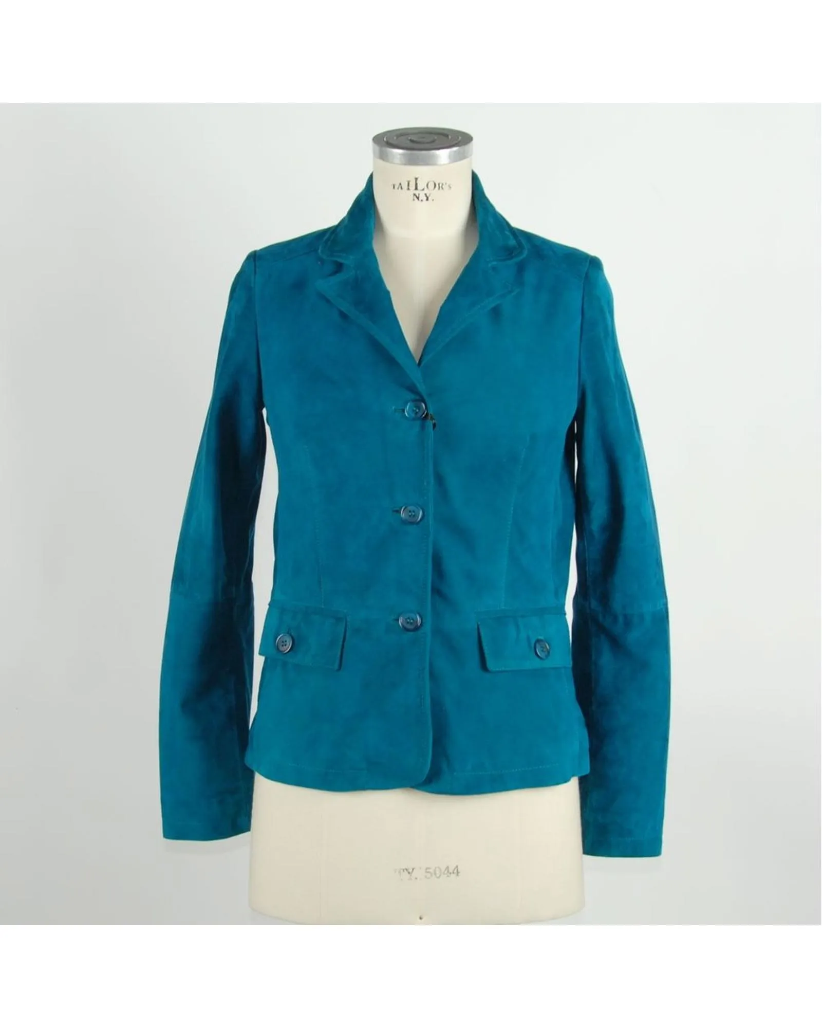 Leather Jacket with 3 Button Closure 1 Leather Jacket with 3 Button Closure