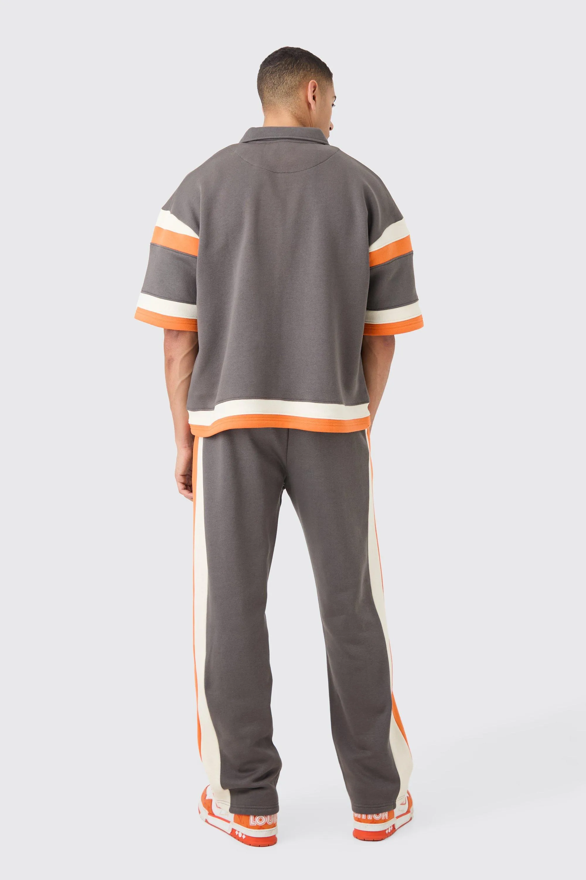 Boxy Fit Varsity Shirt Tracksuit 2 Boxy Fit Varsity Shirt Tracksuit
