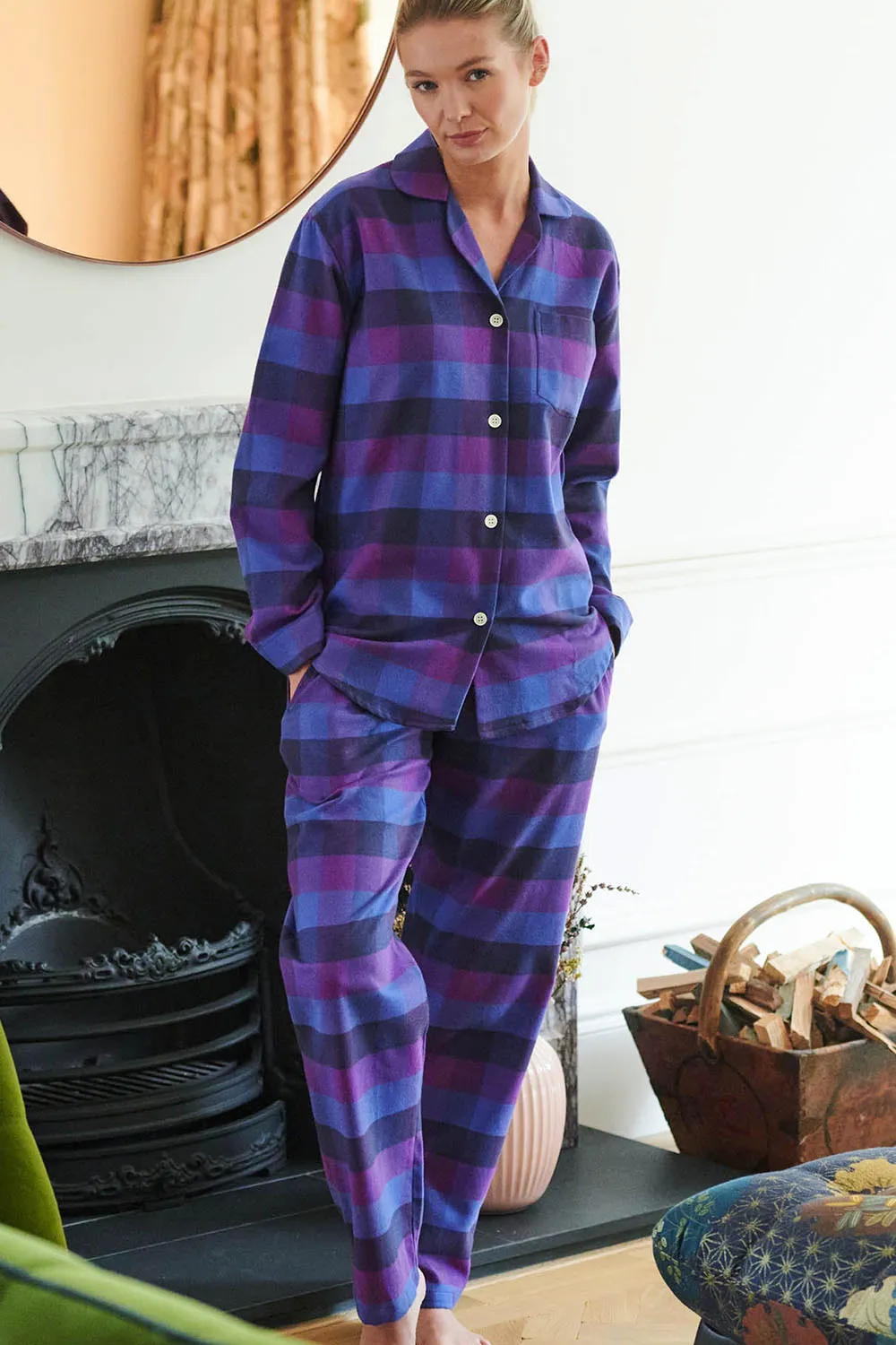 Berwick Check Brushed Cotton Pyjamas