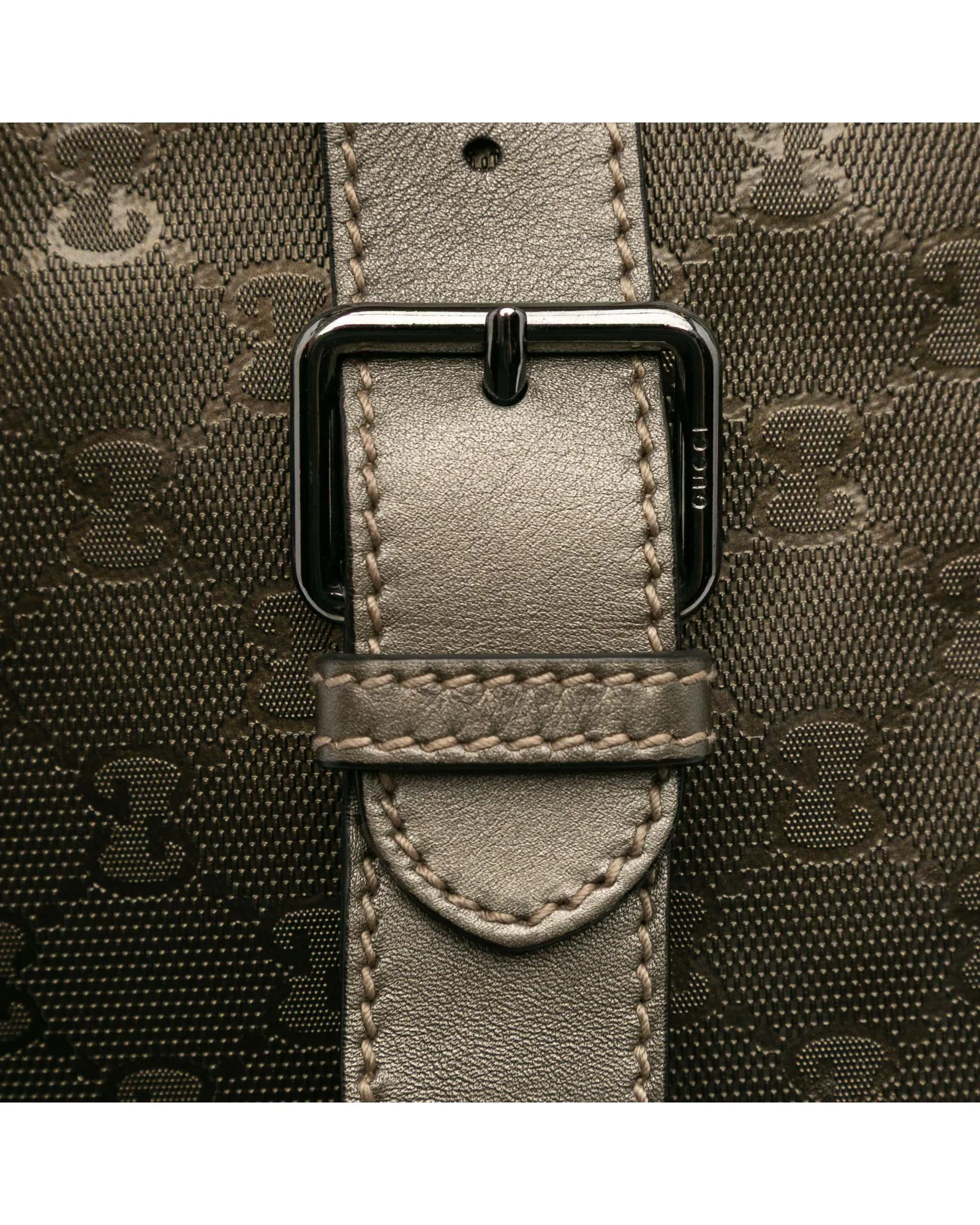 Preloved GG Monogram Messenger Bag- Silver Crossbody Bags 10 Preloved GG Monogram Messenger Bag- Silver Crossbody Bags
