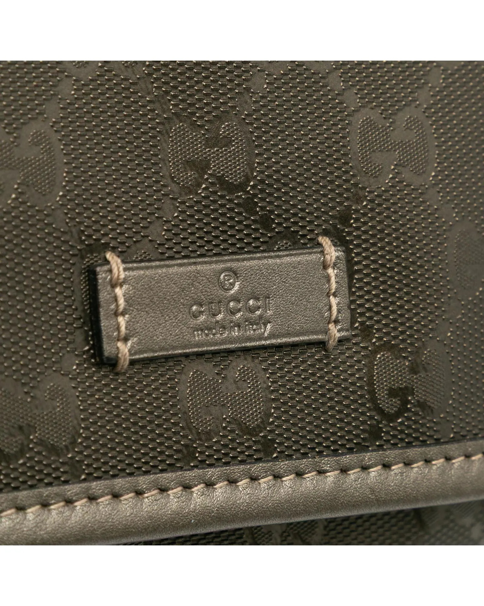 Preloved GG Monogram Messenger Bag- Silver Crossbody Bags 9 Preloved GG Monogram Messenger Bag- Silver Crossbody Bags