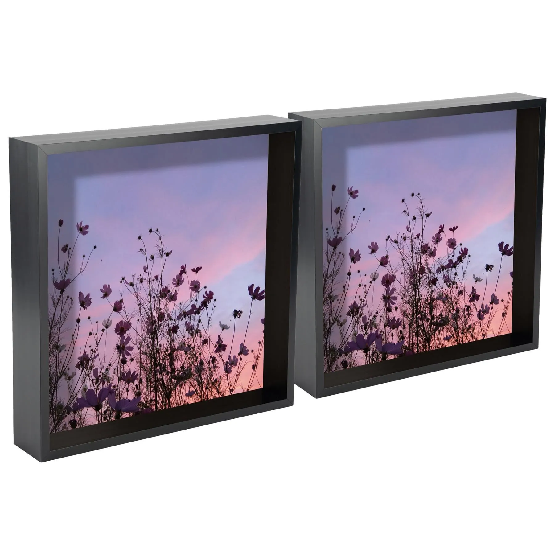3D Deep Box Photo Frames - 12 x 12 - Pack of 2 1 3D Deep Box Photo Frames - 12 x 12 - Pack of 2