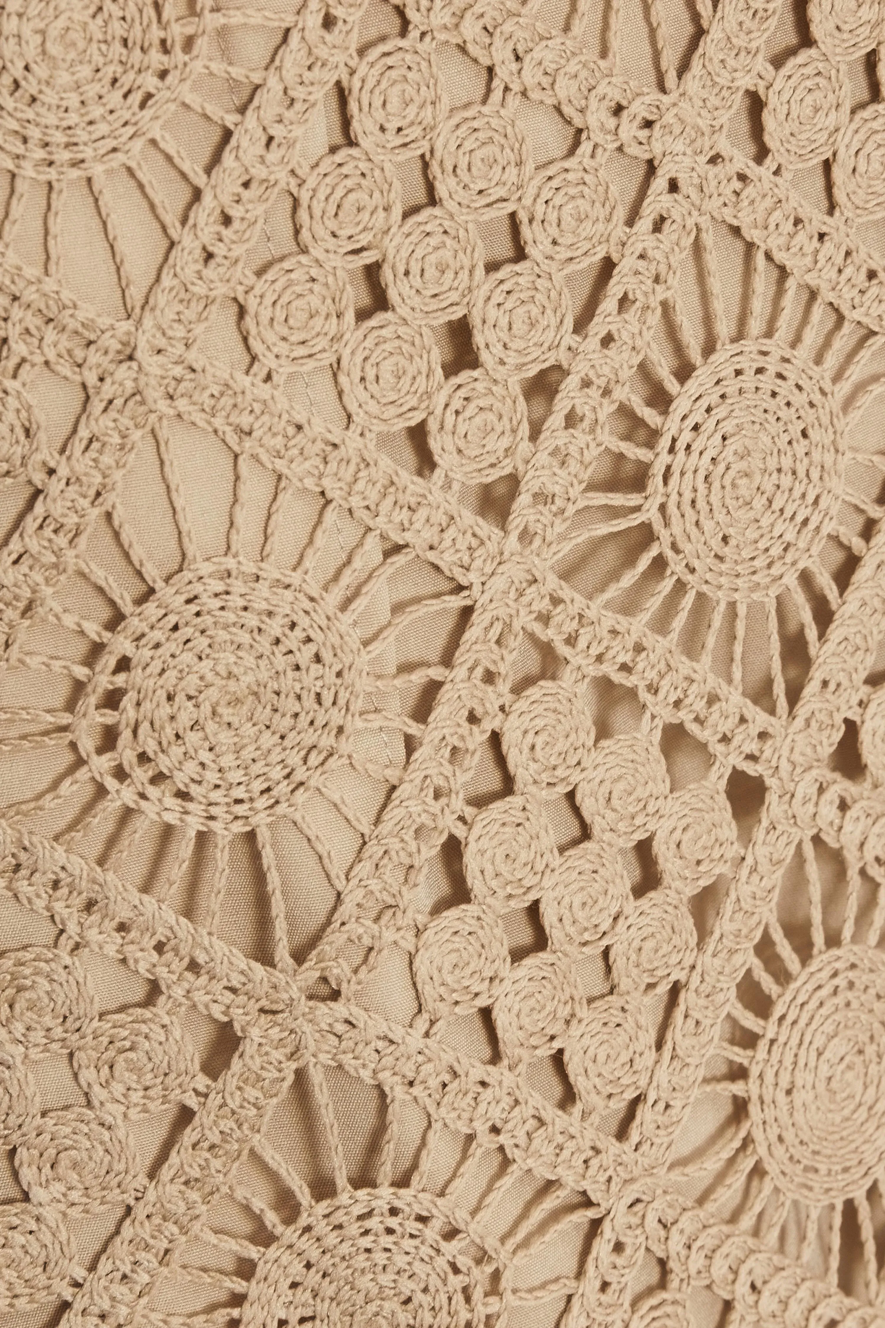 Khaki Crochet Shorts 6 Khaki Crochet Shorts