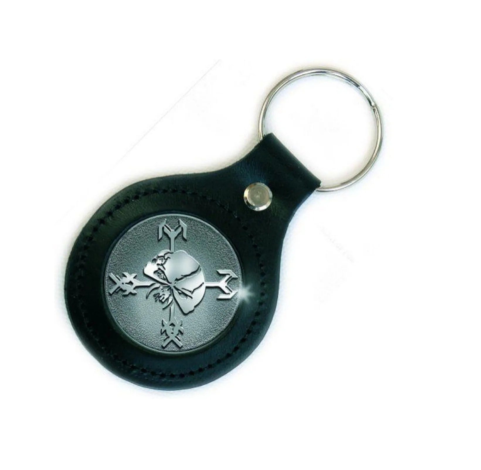 Final Frontier Leather Keyring