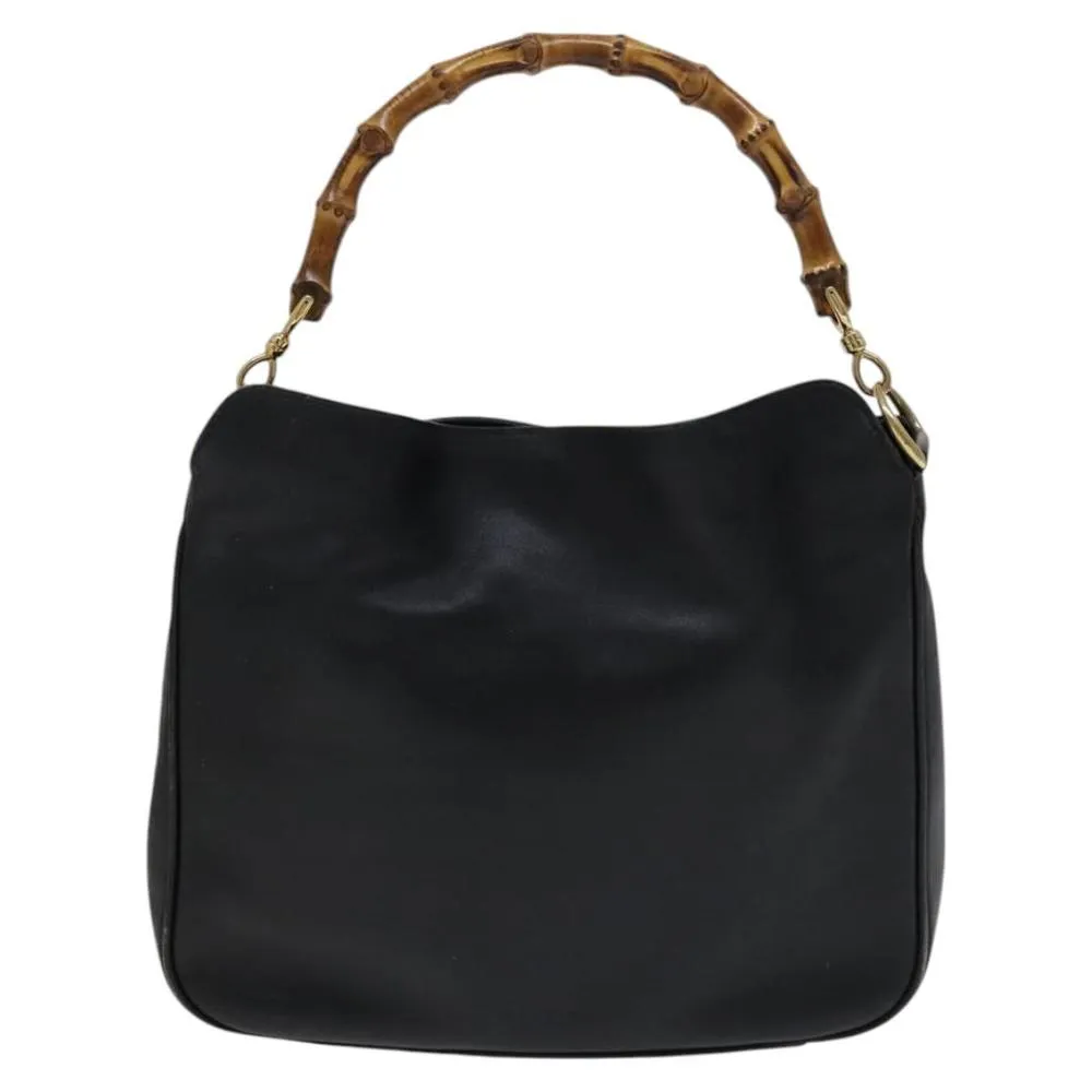 Preloved Bamboo Hobo Bag- Black Handbags 2 Preloved Bamboo Hobo Bag- Black Handbags