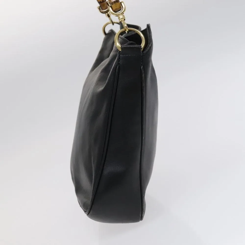 Preloved Bamboo Hobo Bag- Black Handbags 3 Preloved Bamboo Hobo Bag- Black Handbags