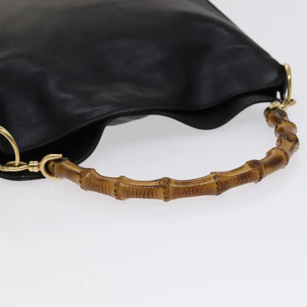 Preloved Bamboo Hobo Bag- Black Handbags 8 Preloved Bamboo Hobo Bag- Black Handbags