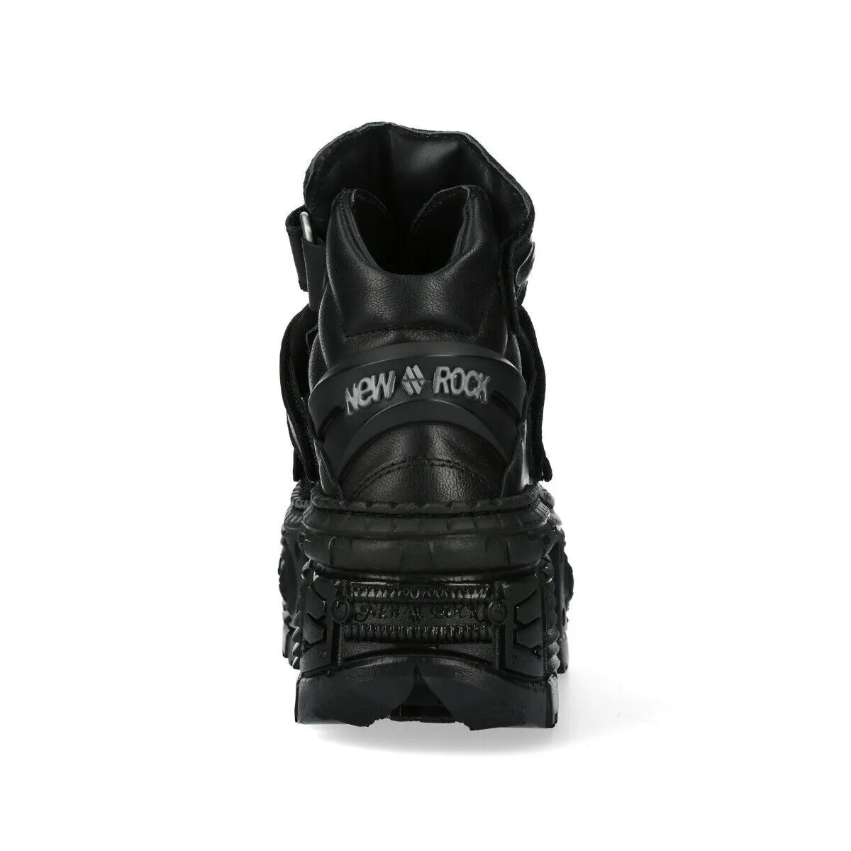 New Rock Metallic Ankle Leather Boots-WALL285-S2 6 New Rock Metallic Ankle Leather Boots-WALL285-S2