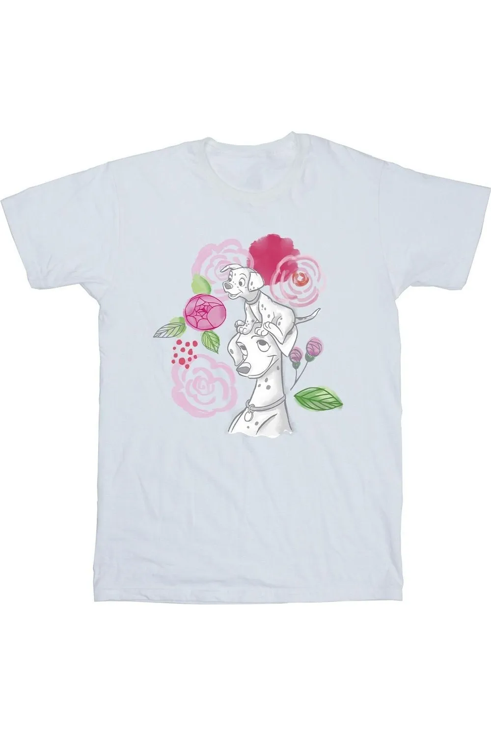 101 Dalmatians Flowers T-Shirt 2 101 Dalmatians Flowers T-Shirt