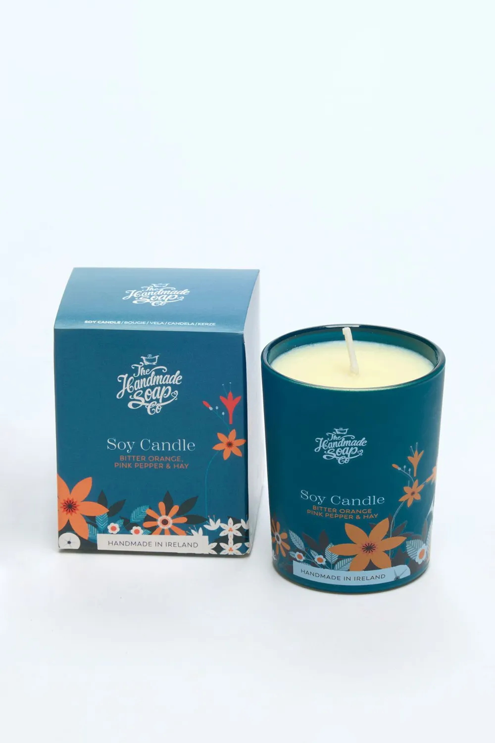 Bitter Orange, Pink Pepper, & Hay Soy Candle Large 210g