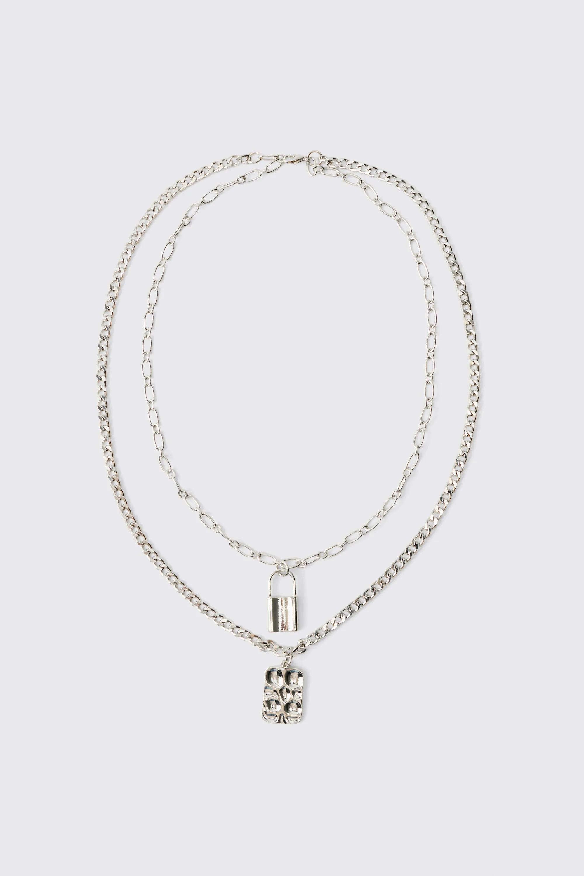 Layered Lock Necklace 1 Layered Lock Necklace