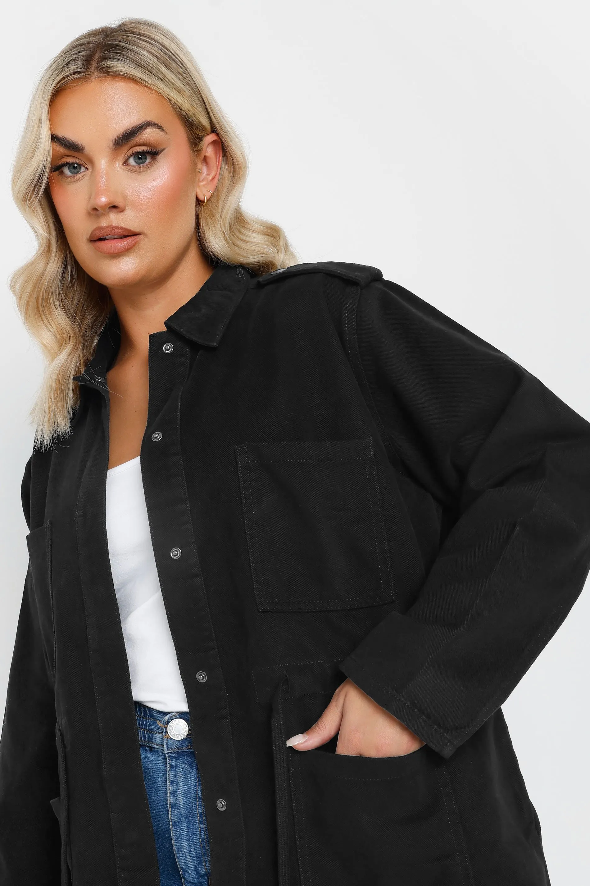 Utility Style Denim Jacket 3 Utility Style Denim Jacket