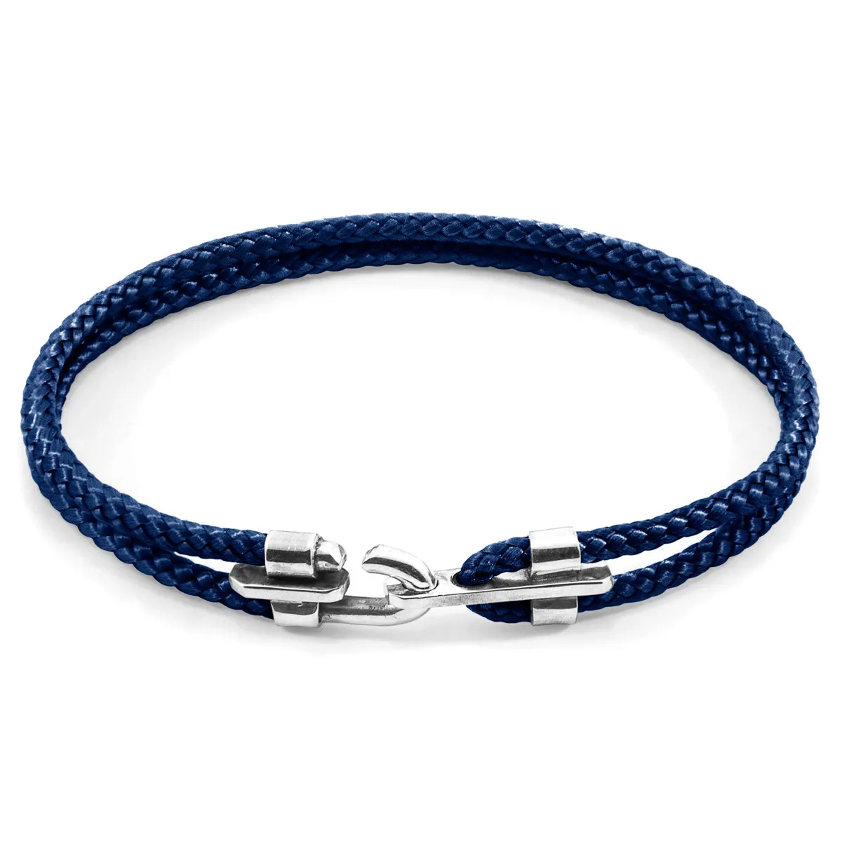 Canterbury Silver and Rope Bracelet