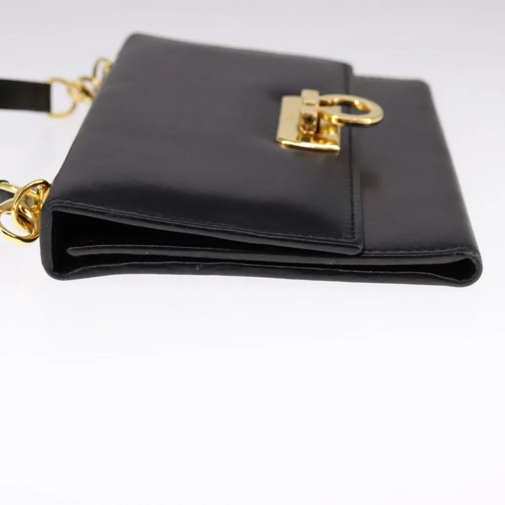Preloved Leather Wallet with Clasp- Gold Wallets 3 Preloved Leather Wallet with Clasp- Gold Wallets