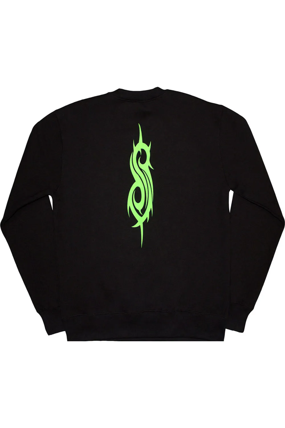 Green Demon Back Print Oversized Sweatshirt 2 Green Demon Back Print Oversized Sweatshirt