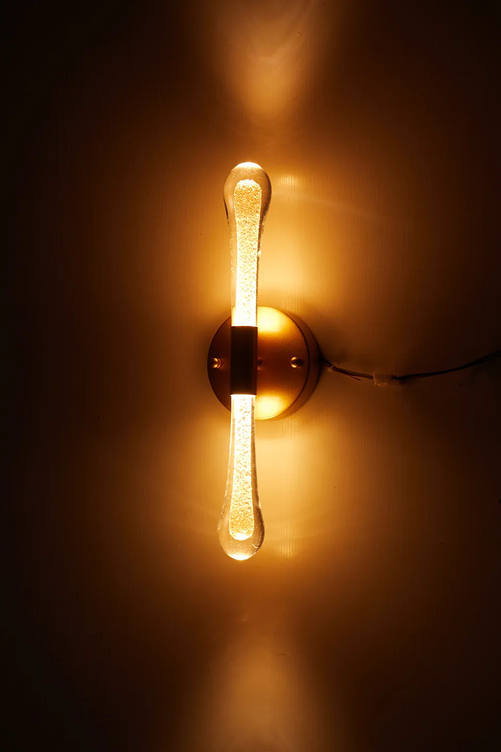 LED Crystal Wall Sconce Light 6 LED Crystal Wall Sconce Light