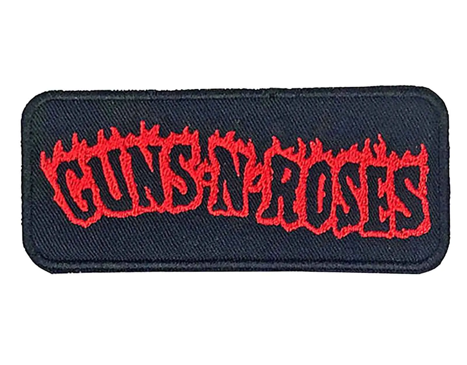 Patch Flames Here Band Logo new Official Black