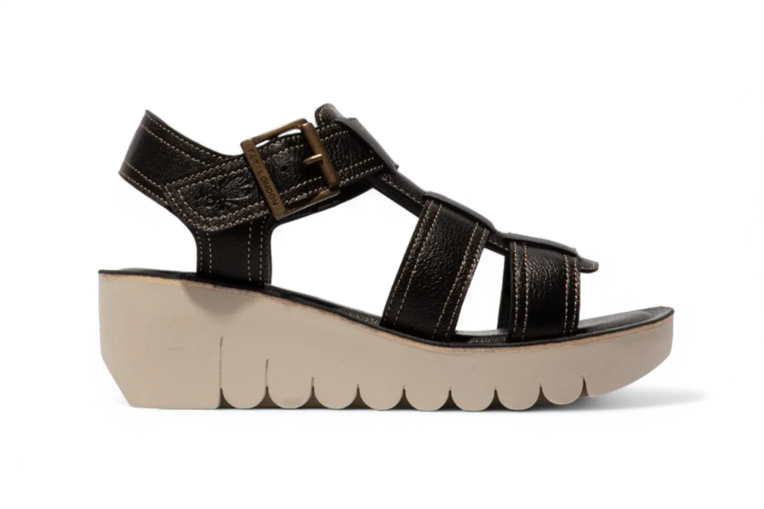 YUDD236FLY Mousse Leather Sandals Espadrille Platform Wedges 1 YUDD236FLY Mousse Leather Sandals Espadrille Platform Wedges
