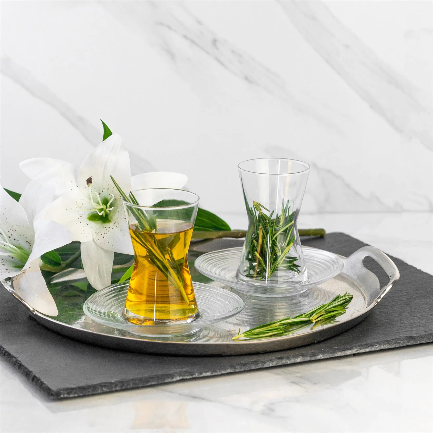 Derin Glass Tea Cup Set 140ml Pack of 6 5 Derin Glass Tea Cup Set 140ml Pack of 6