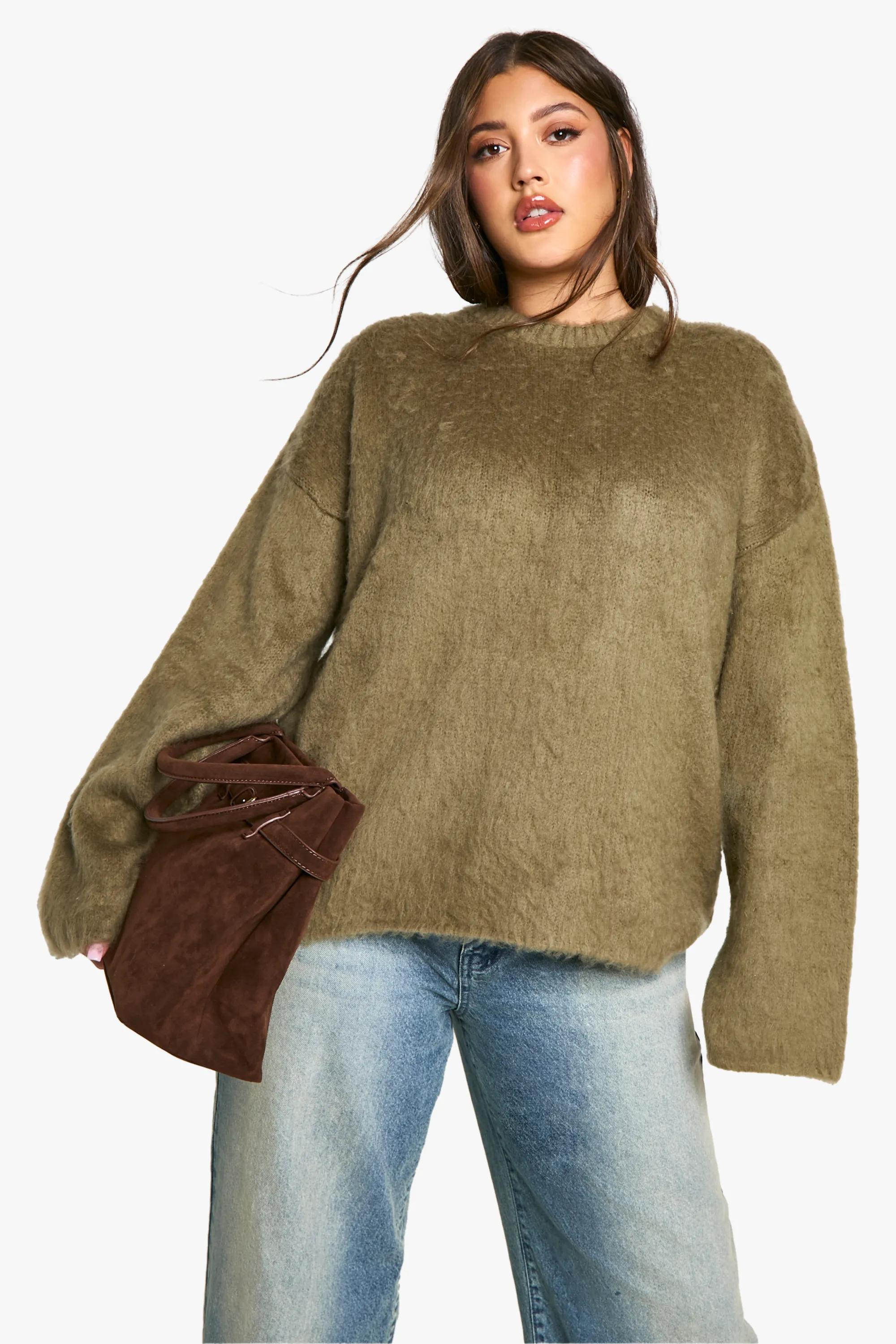 Plus Fluffy Knit Jumper 1 Plus Fluffy Knit Jumper