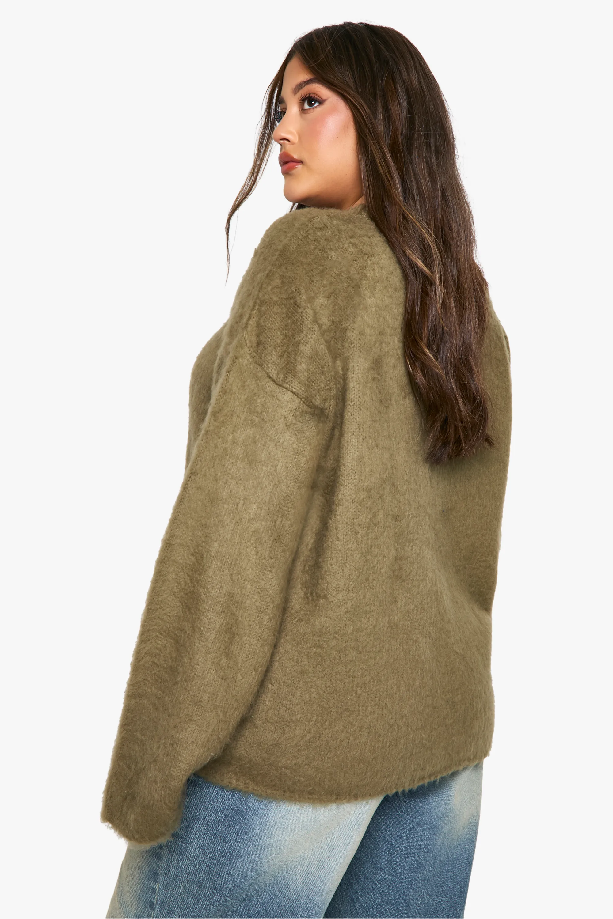 Plus Fluffy Knit Jumper 2 Plus Fluffy Knit Jumper