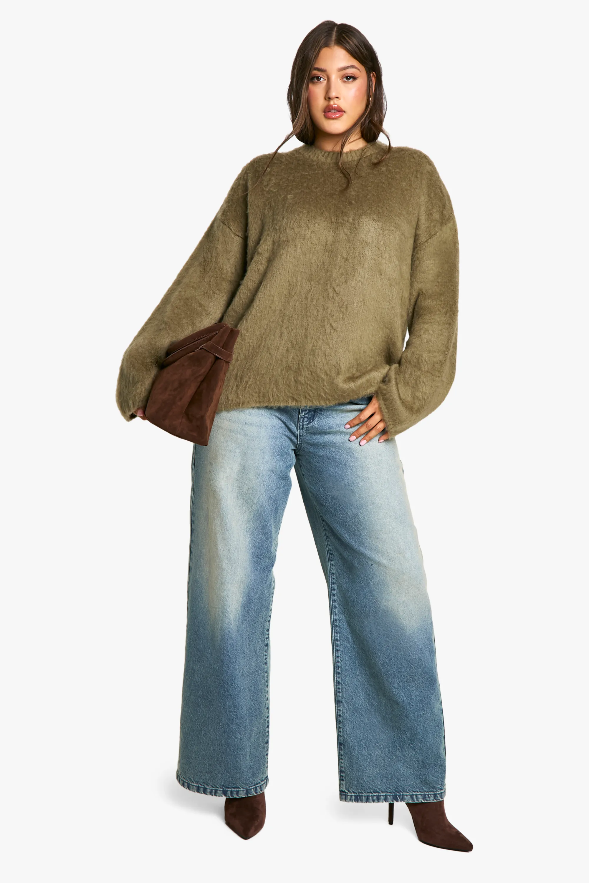 Plus Fluffy Knit Jumper 3 Plus Fluffy Knit Jumper