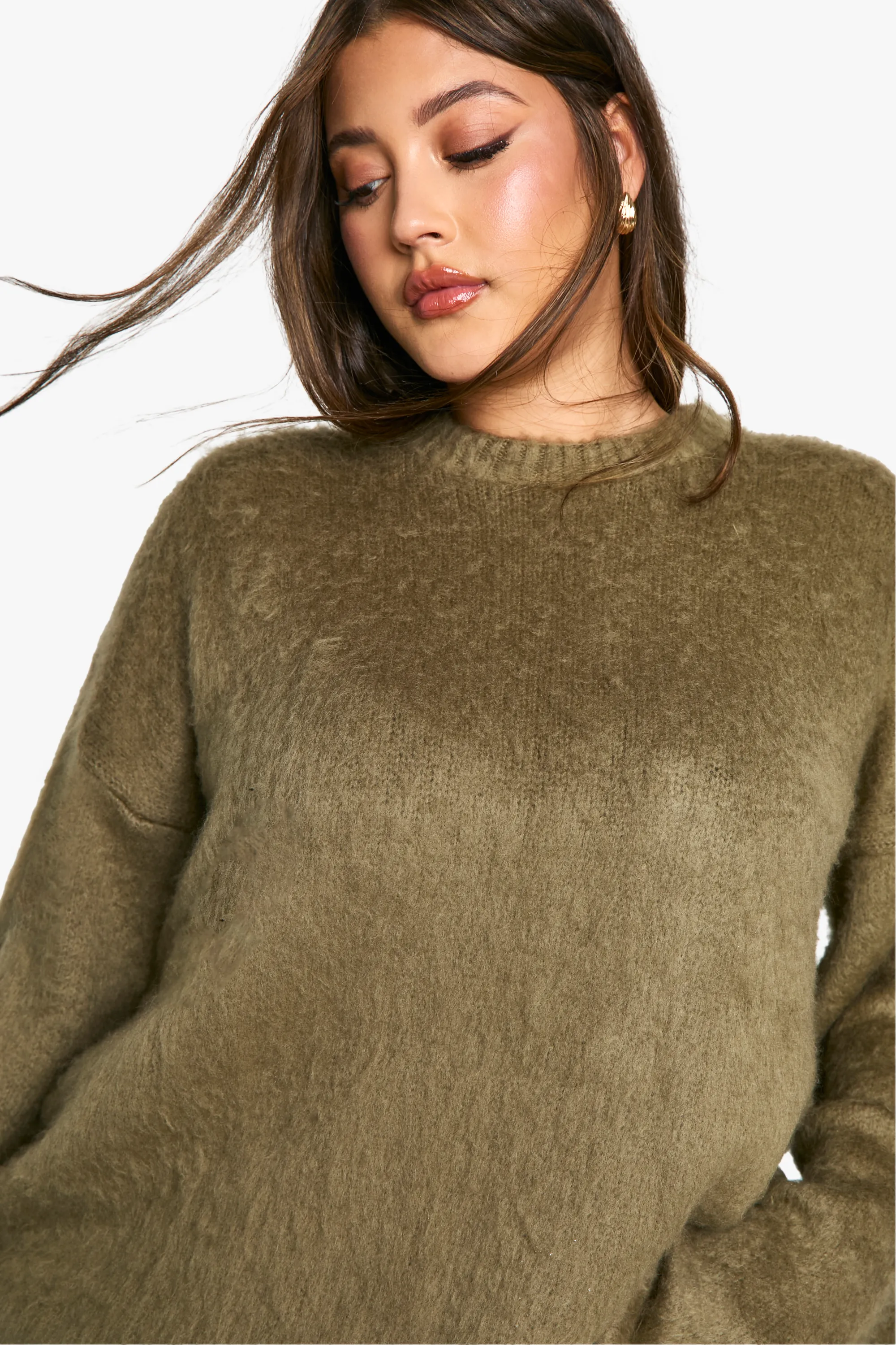 Plus Fluffy Knit Jumper 4 Plus Fluffy Knit Jumper