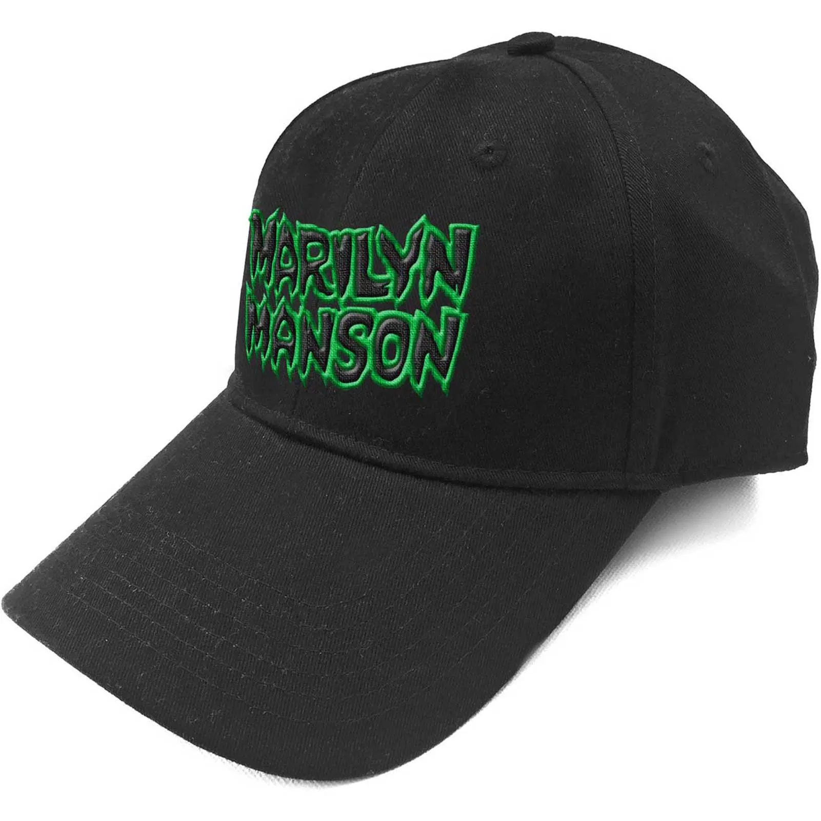 Text Logo Strapback Baseball Cap