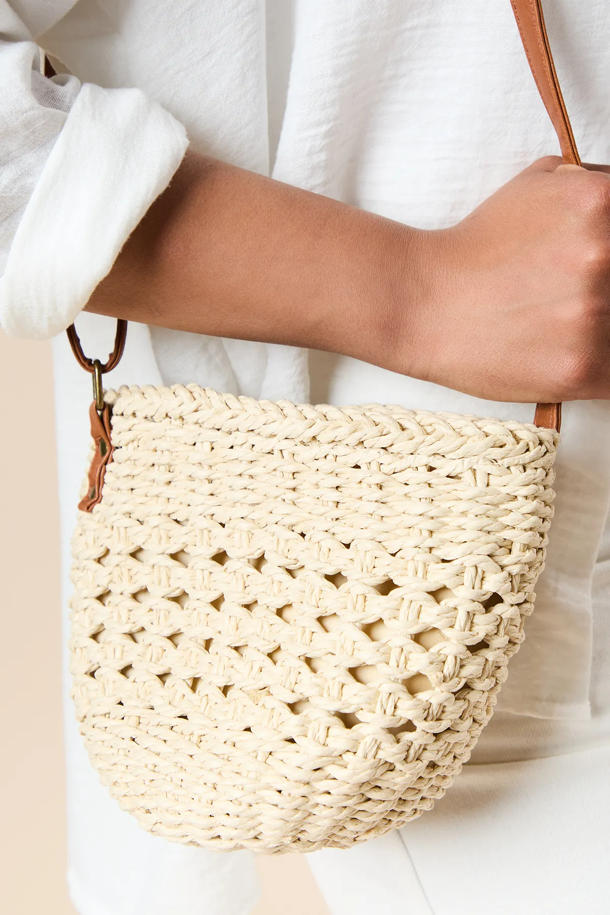 Sara Rattan Detail Bucket Bag 2 Sara Rattan Detail Bucket Bag