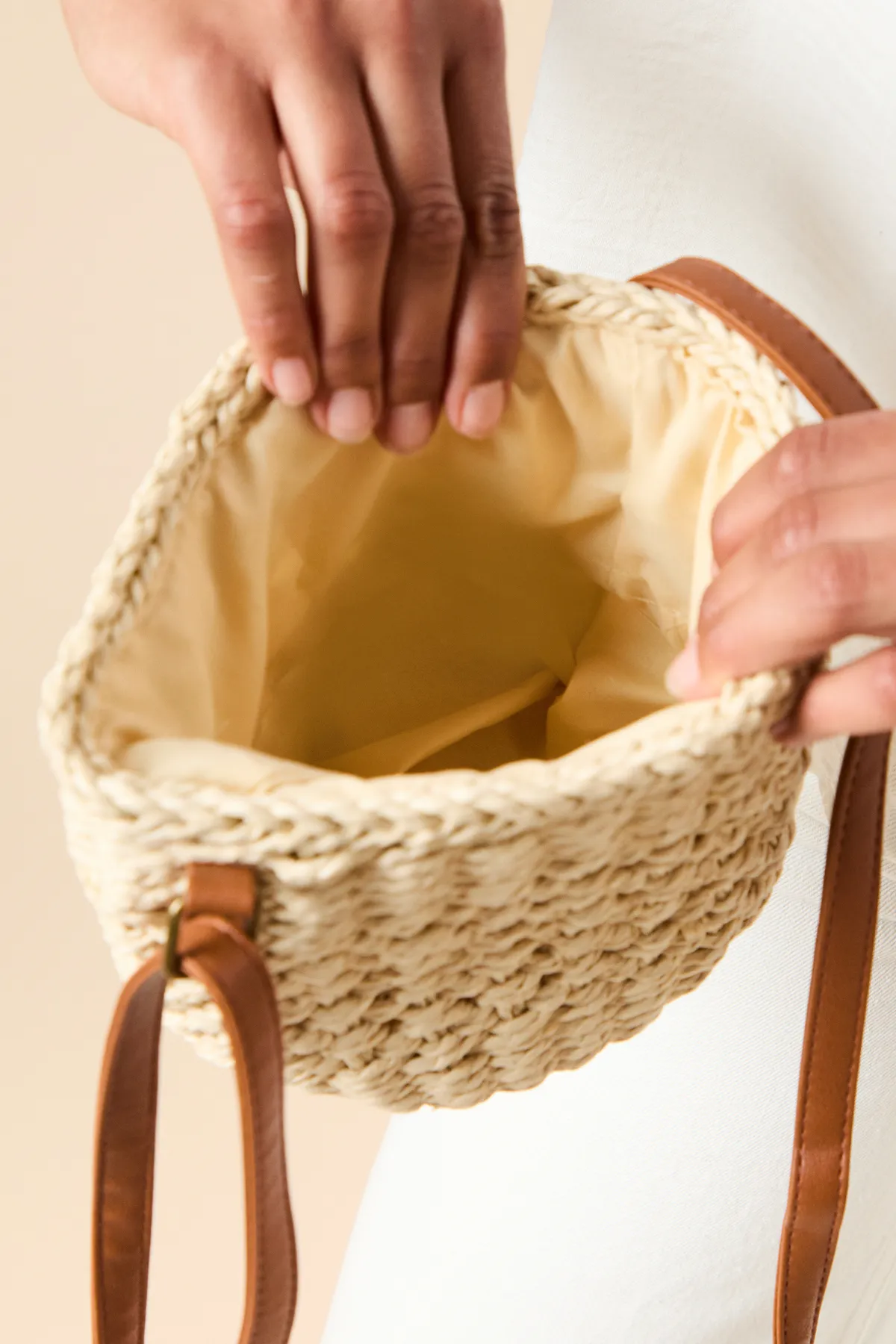 Sara Rattan Detail Bucket Bag 3 Sara Rattan Detail Bucket Bag