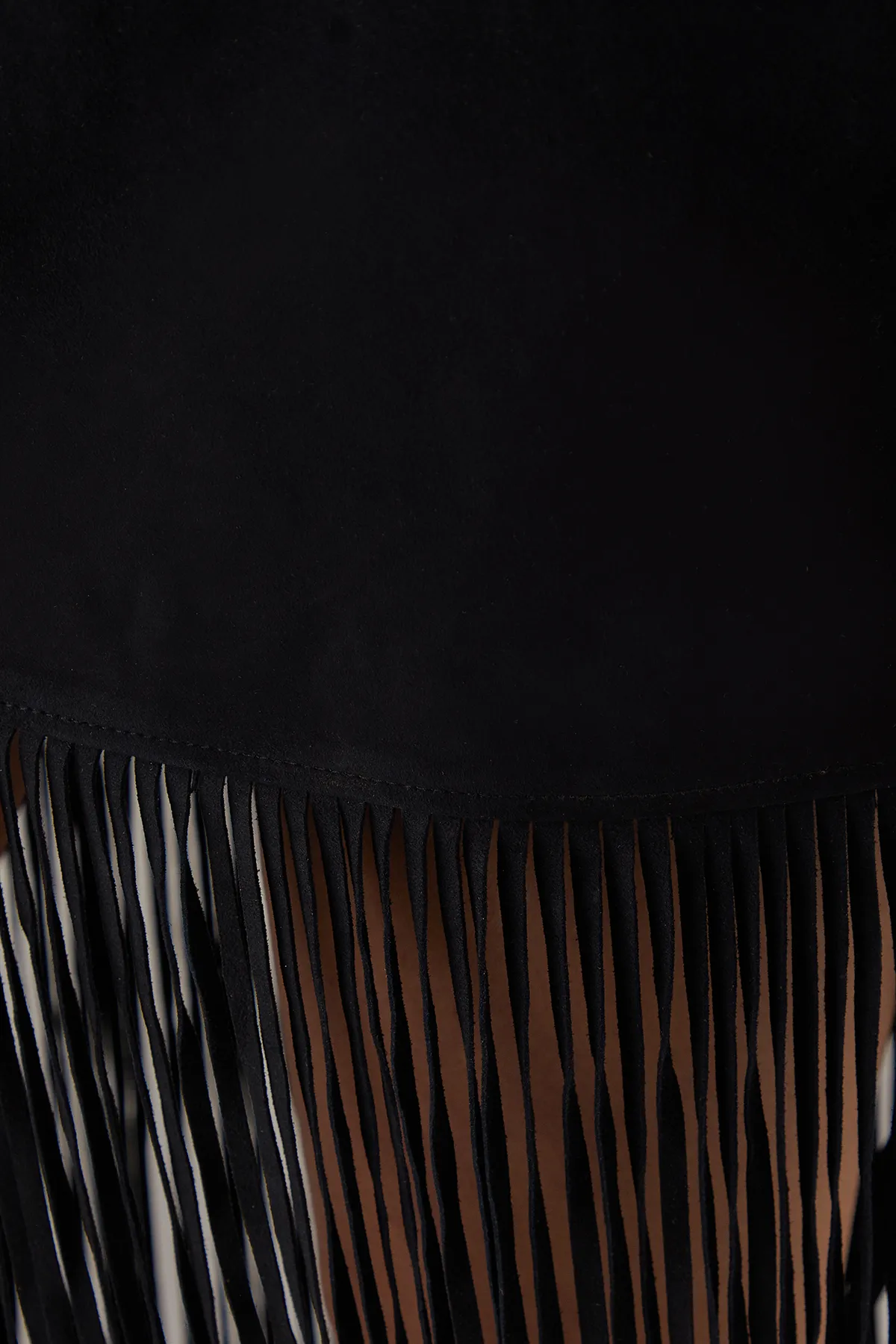 Real Suede Fringed Maxi Skirt 5 Real Suede Fringed Maxi Skirt