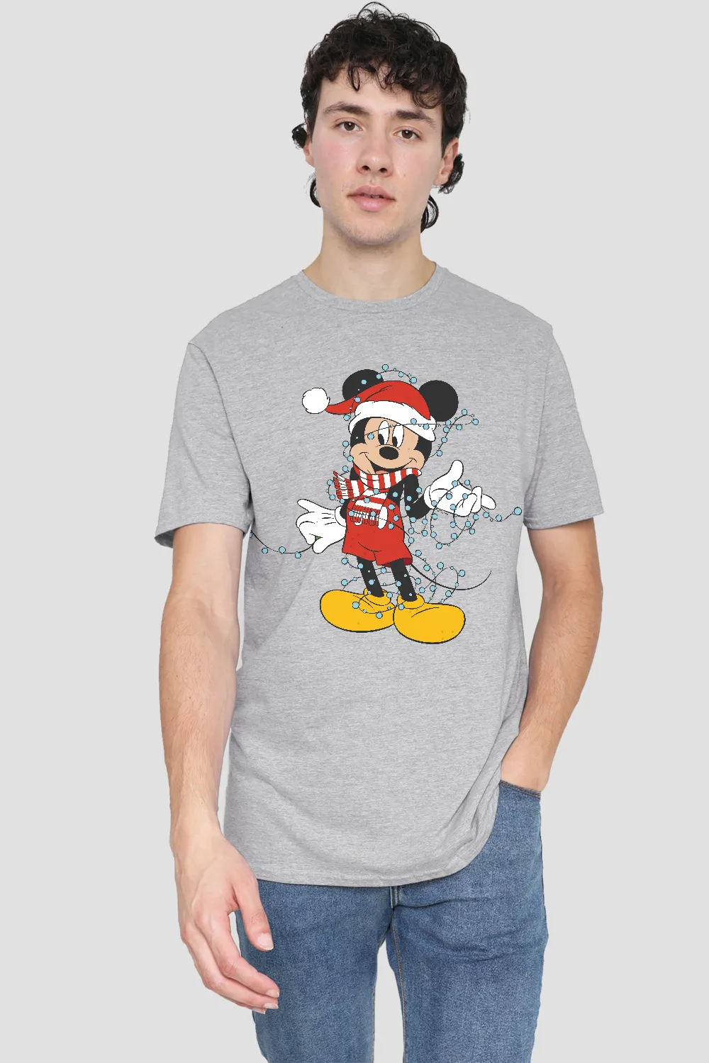 Mickey Mouse Xmas Lights T-Shirt 1 Mickey Mouse Xmas Lights T-Shirt