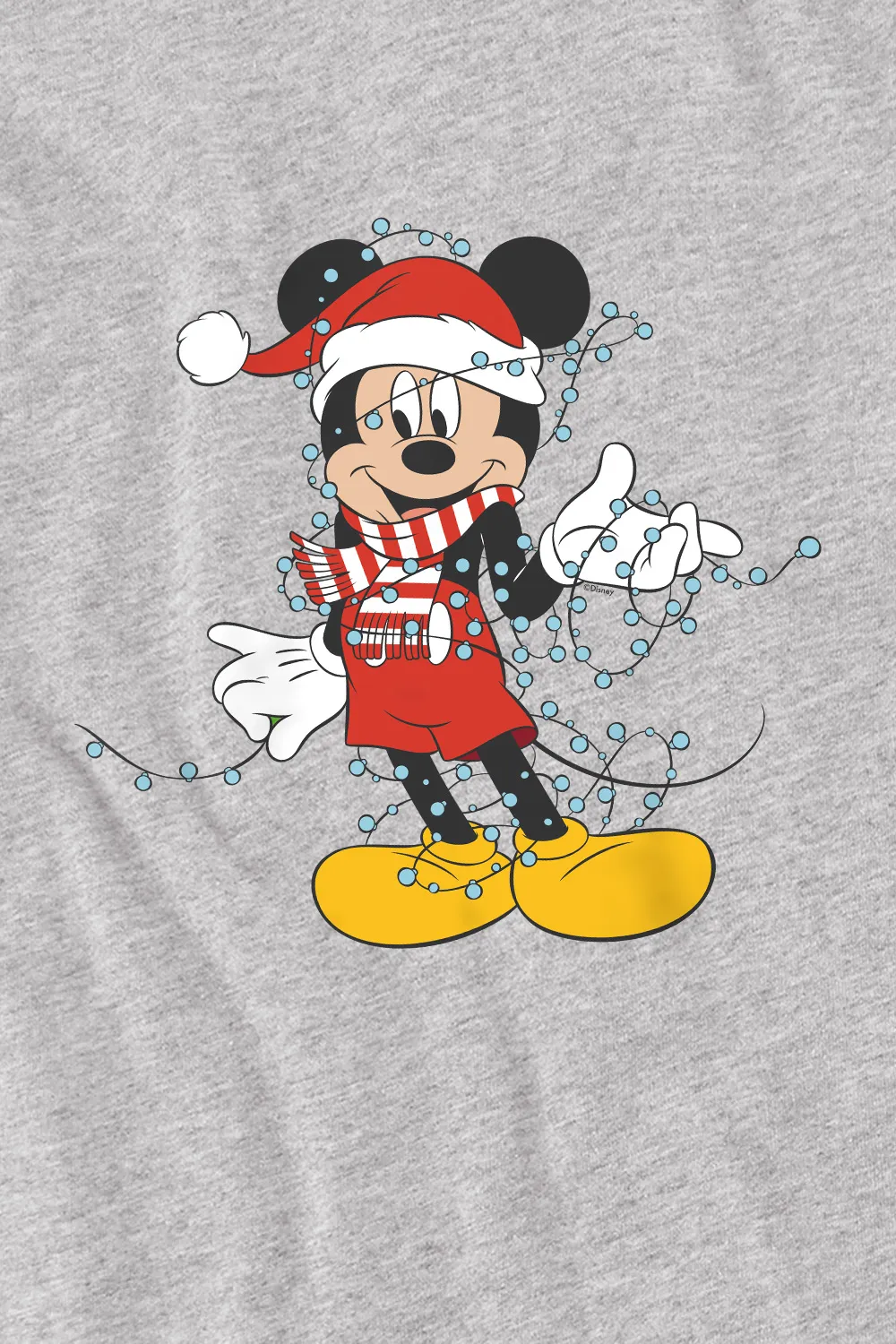 Mickey Mouse Xmas Lights T-Shirt 3 Mickey Mouse Xmas Lights T-Shirt