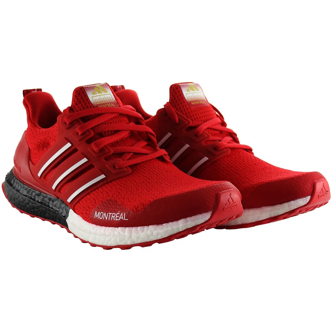 Ultraboost Red Textile Lace Up Trainers 2 Ultraboost Red Textile Lace Up Trainers
