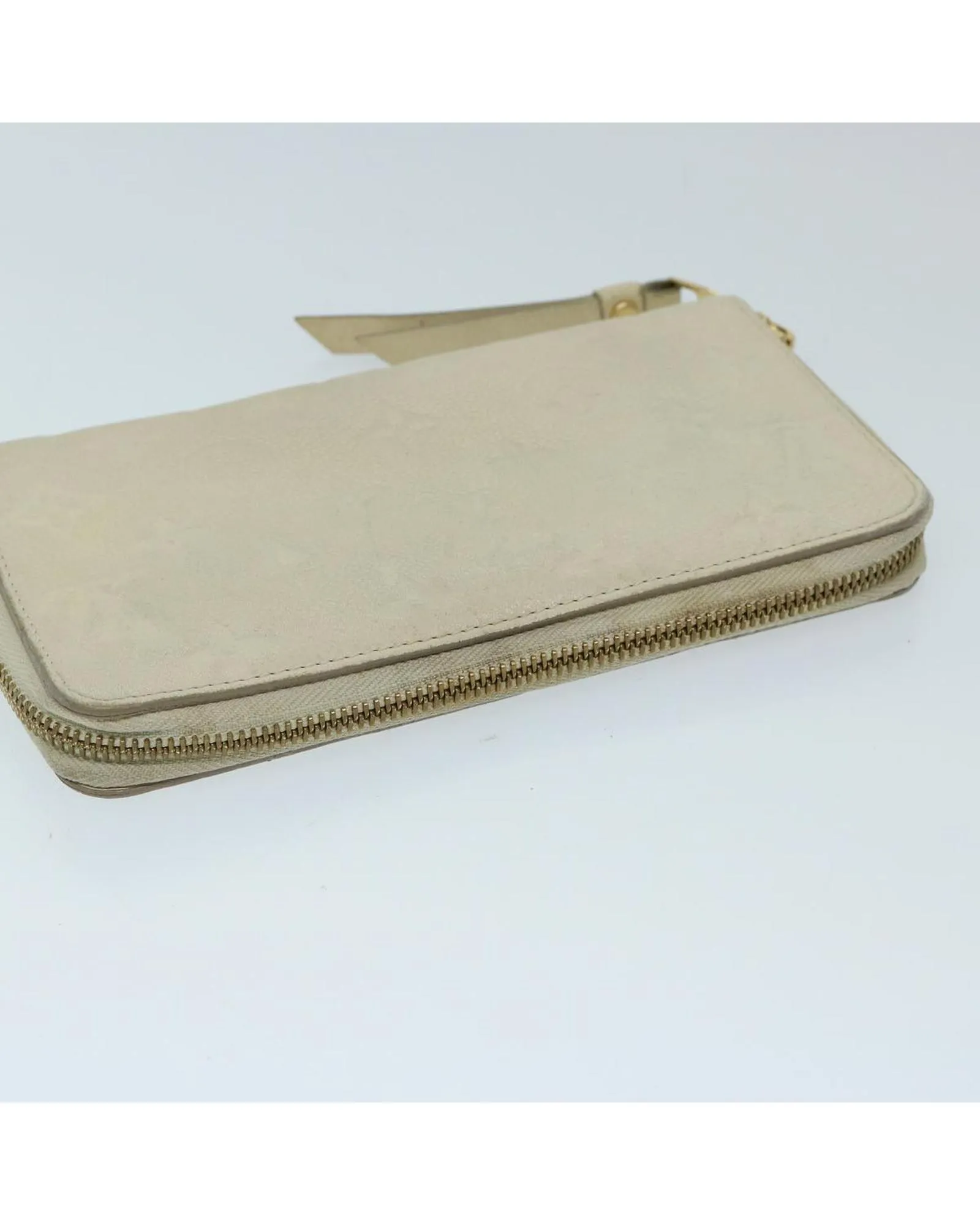 Preloved ZipAround Leather Wallet- White Long Wallets 6 Preloved ZipAround Leather Wallet- White Long Wallets