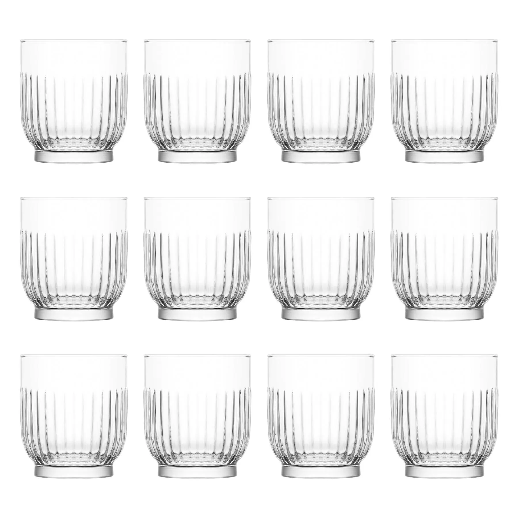 Tokyo Whiskey Glasses - 330ml - Clear - Pack of 12