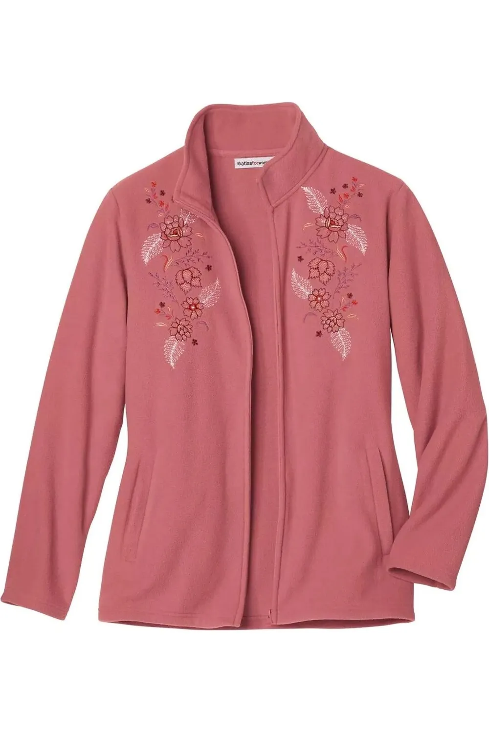 Embroidered Fleece Jacket
