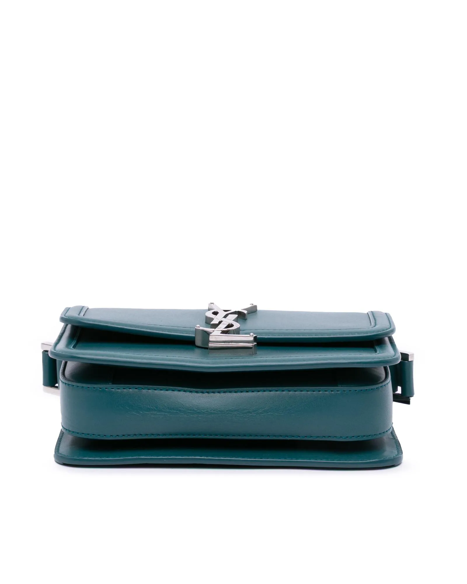 Preloved Cassandra Shoulder Bag Teal Leather- Blue Crossbody 3 Preloved Cassandra Shoulder Bag Teal Leather- Blue Crossbody