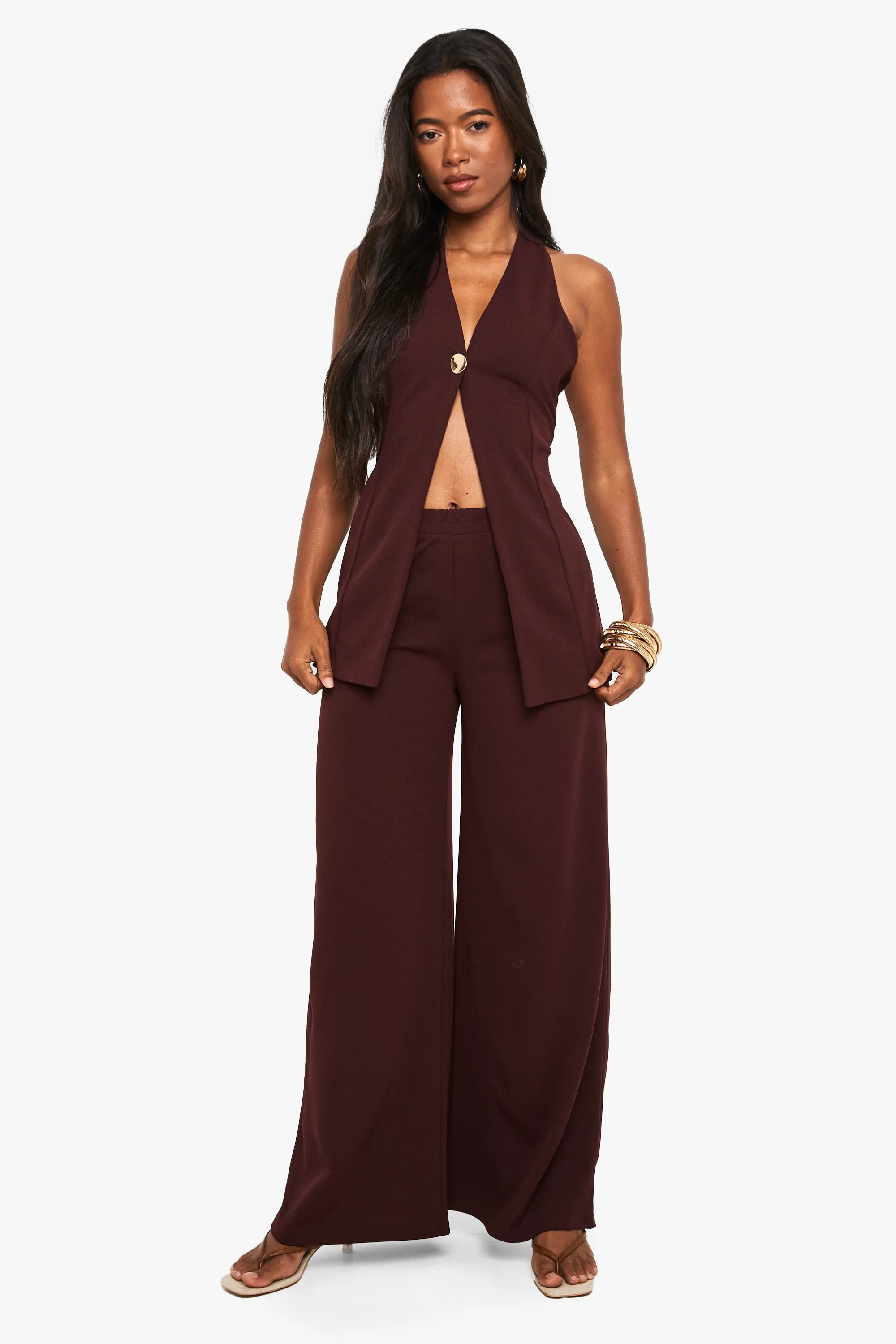 Crepe Wide Leg Trouser 3 Crepe Wide Leg Trouser