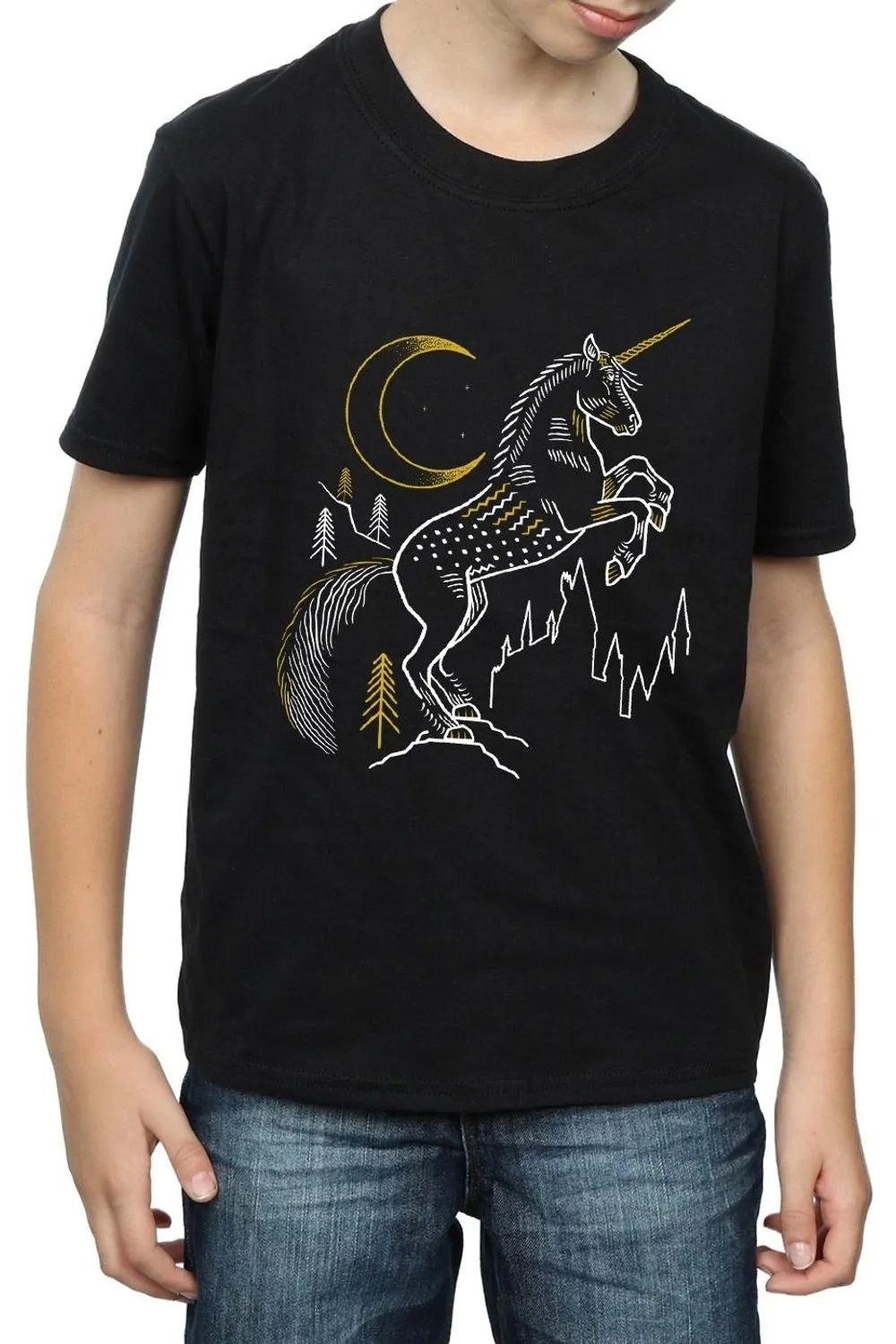 Unicorn Line Art T-Shirt 3 Unicorn Line Art T-Shirt