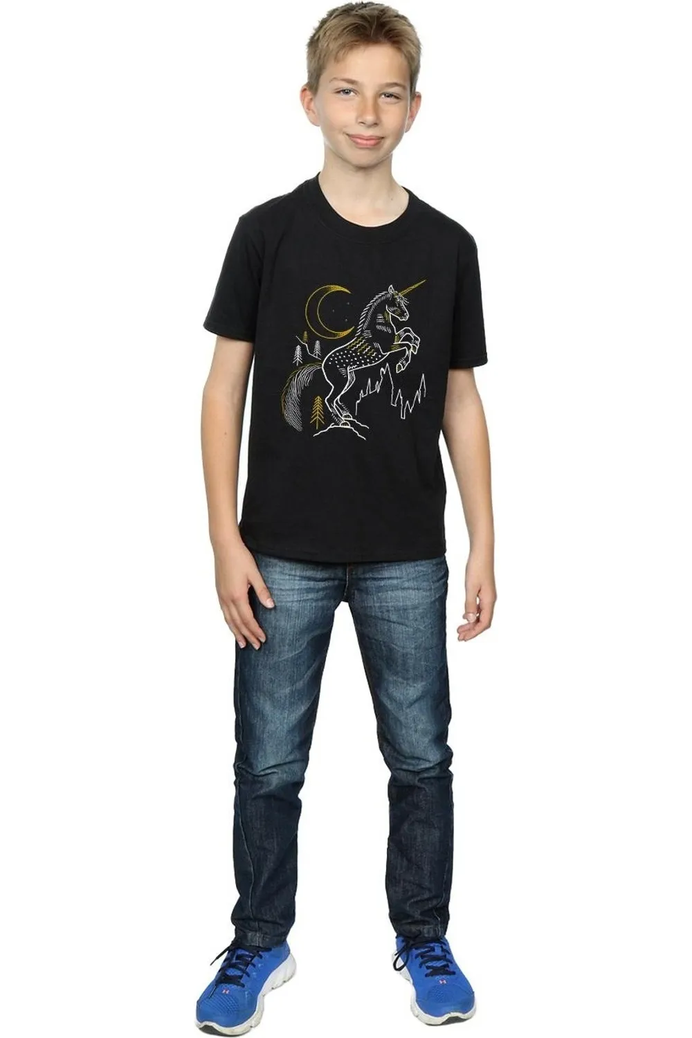 Unicorn Line Art T-Shirt 4 Unicorn Line Art T-Shirt