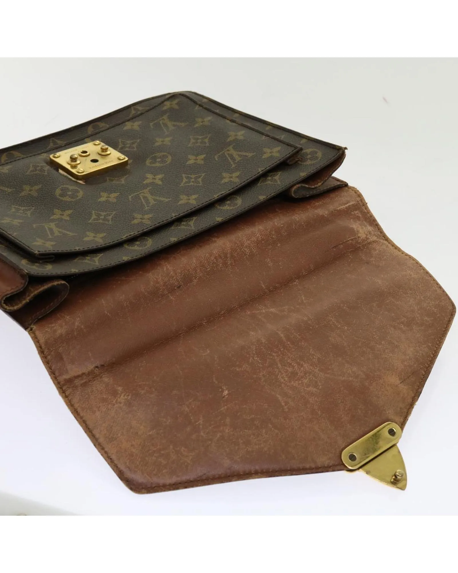 Preloved Monogram Canvas Pochette SatchelHandbags 9 Preloved Monogram Canvas Pochette SatchelHandbags