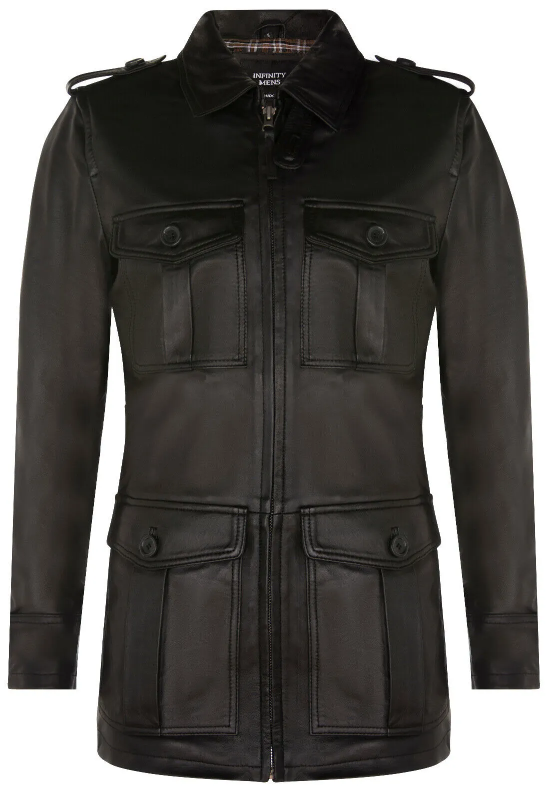 Leather Parka Safari Coat-Mesa Verde