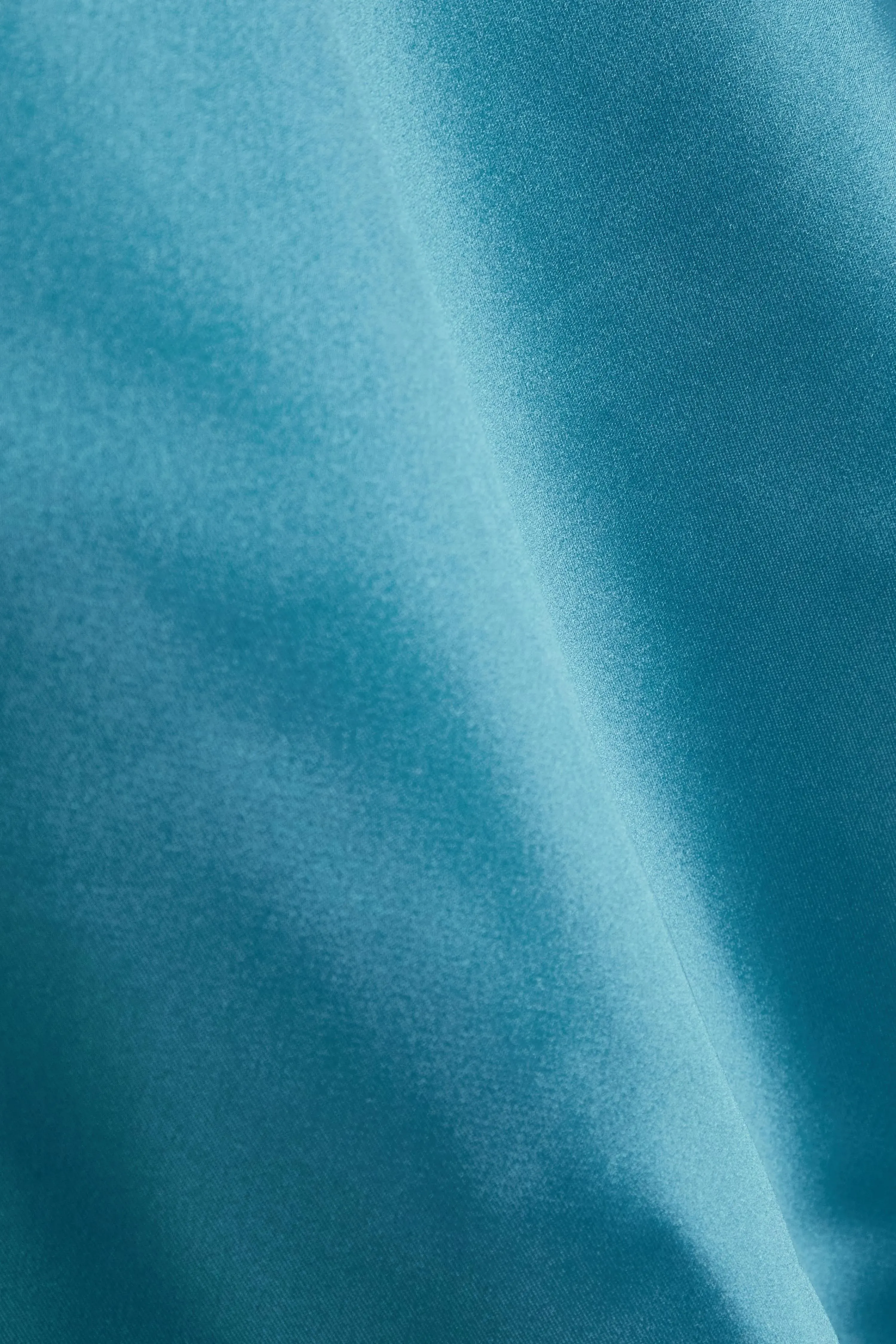 Teal Curve Satin One Shoulder Midaxi Dress 6 Teal Curve Satin One Shoulder Midaxi Dress